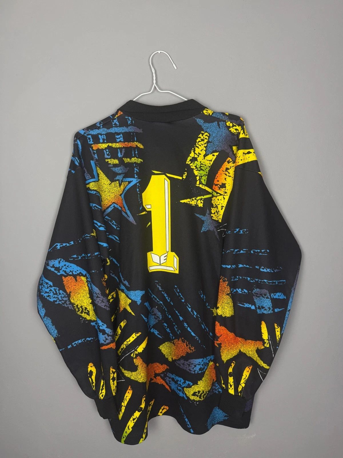 Erima 90s ERIMA VINTAGE GOALKEEPER FOOTBALL SHIRT SOCCER JERSEY Size US XL / EU 56 / 4 - 2 Thumbnail