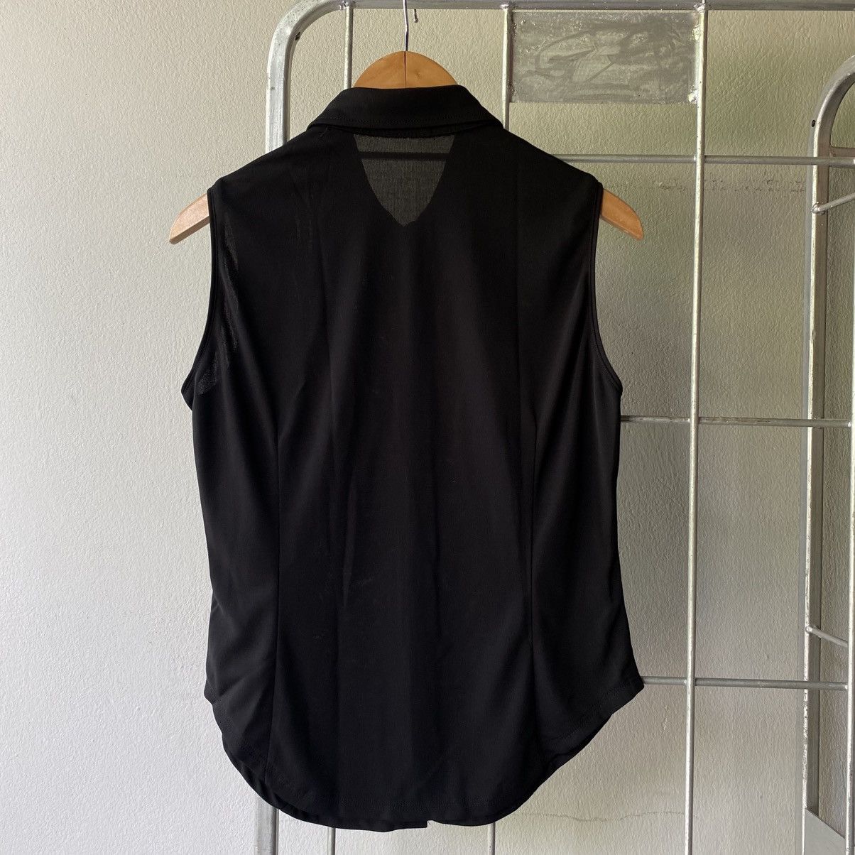 Fendi FENDI Black Sleeveless Soft Shirt Size M / US 6-8 / IT 42-44 - 6 Thumbnail