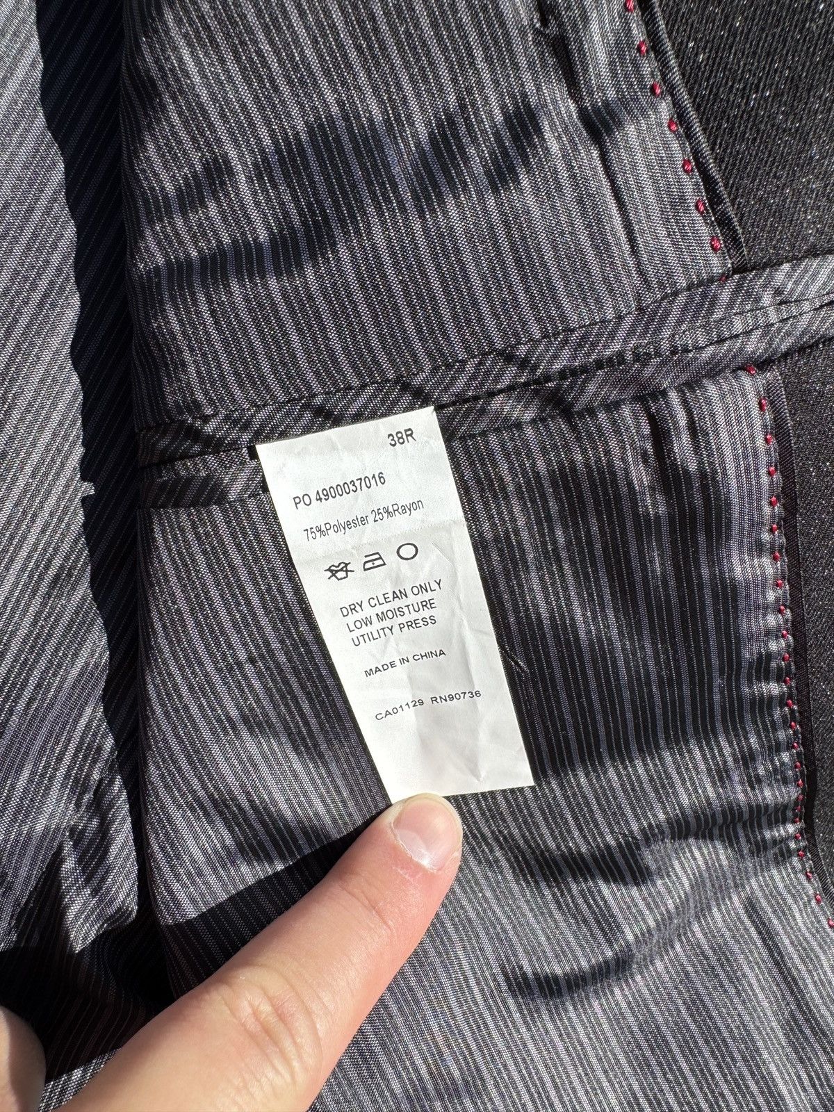 Calvin Klein Calvin Klein Black Blazer Size 38R - 11 Thumbnail