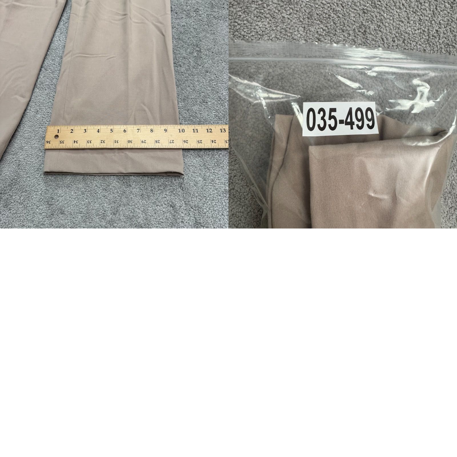 Coldwater Creek Coldwater Creek Wide Leg High Rise Trouser Pants Beige 14 31x27.5 Work Womens Size 36" / US 14 / IT 50 - 9 Thumbnail