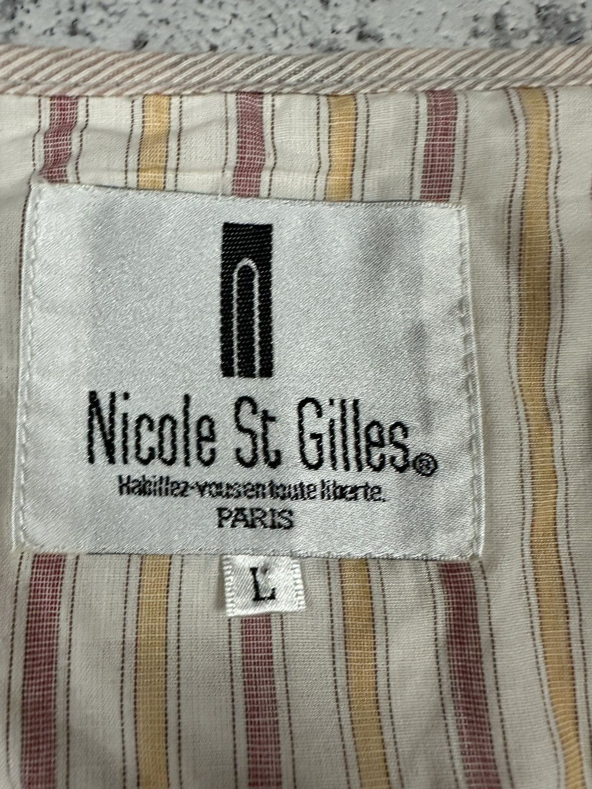 Japanese Brand Nicole St. Gilles Paris Tactical Utility Vest Beige Japan Size US L / EU 52-54 / 3 - 6 Thumbnail
