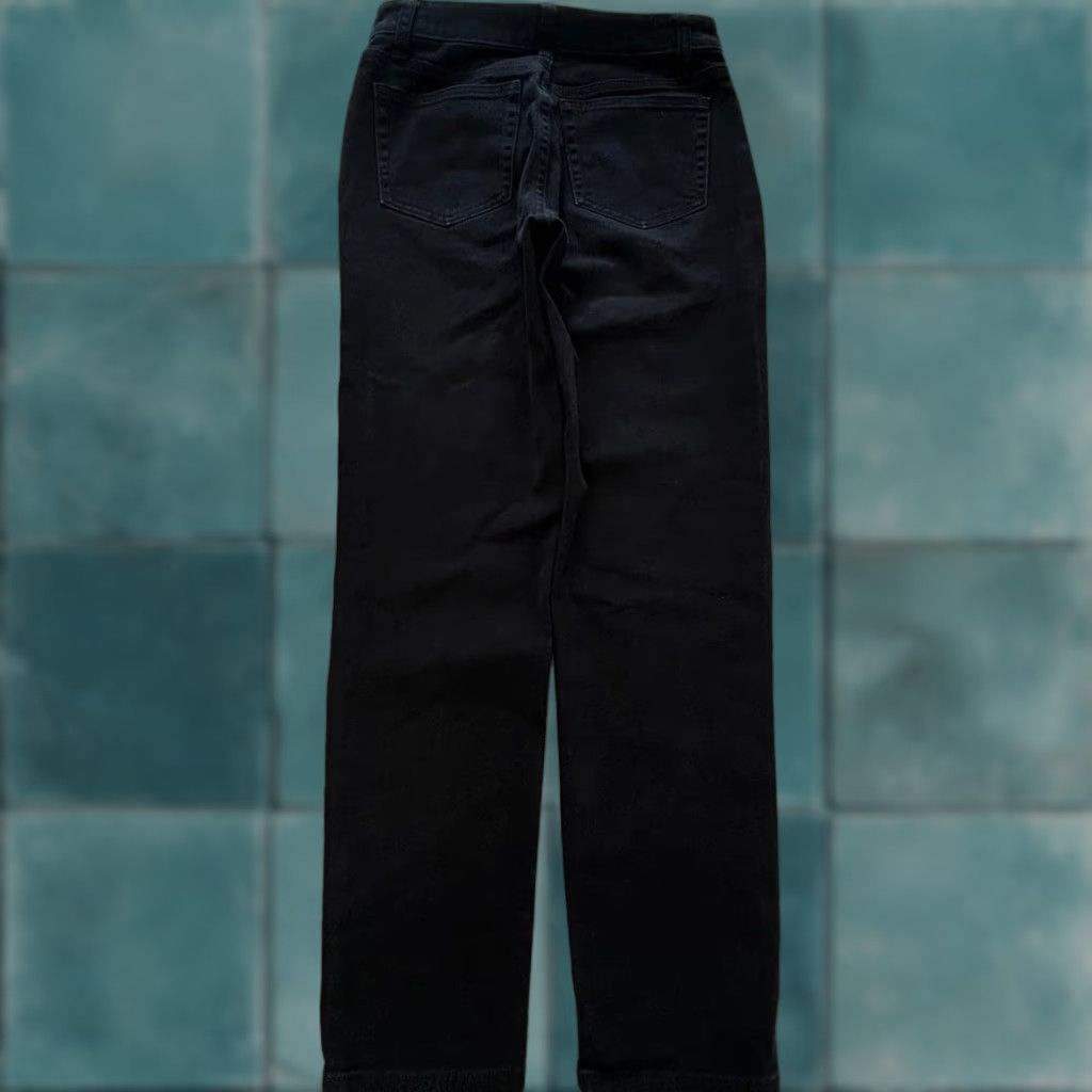 Nili Lotan Nili Lotan Dark Wash Black Women Skinny Jeans 0 28x26 Cotton Stretch Denim Slim/Casual Team: Women, Size 0, 28x26, Black, Skinny, Denim, Jeans Size 25" / US 0 / IT 36 - 1 Thumbnail