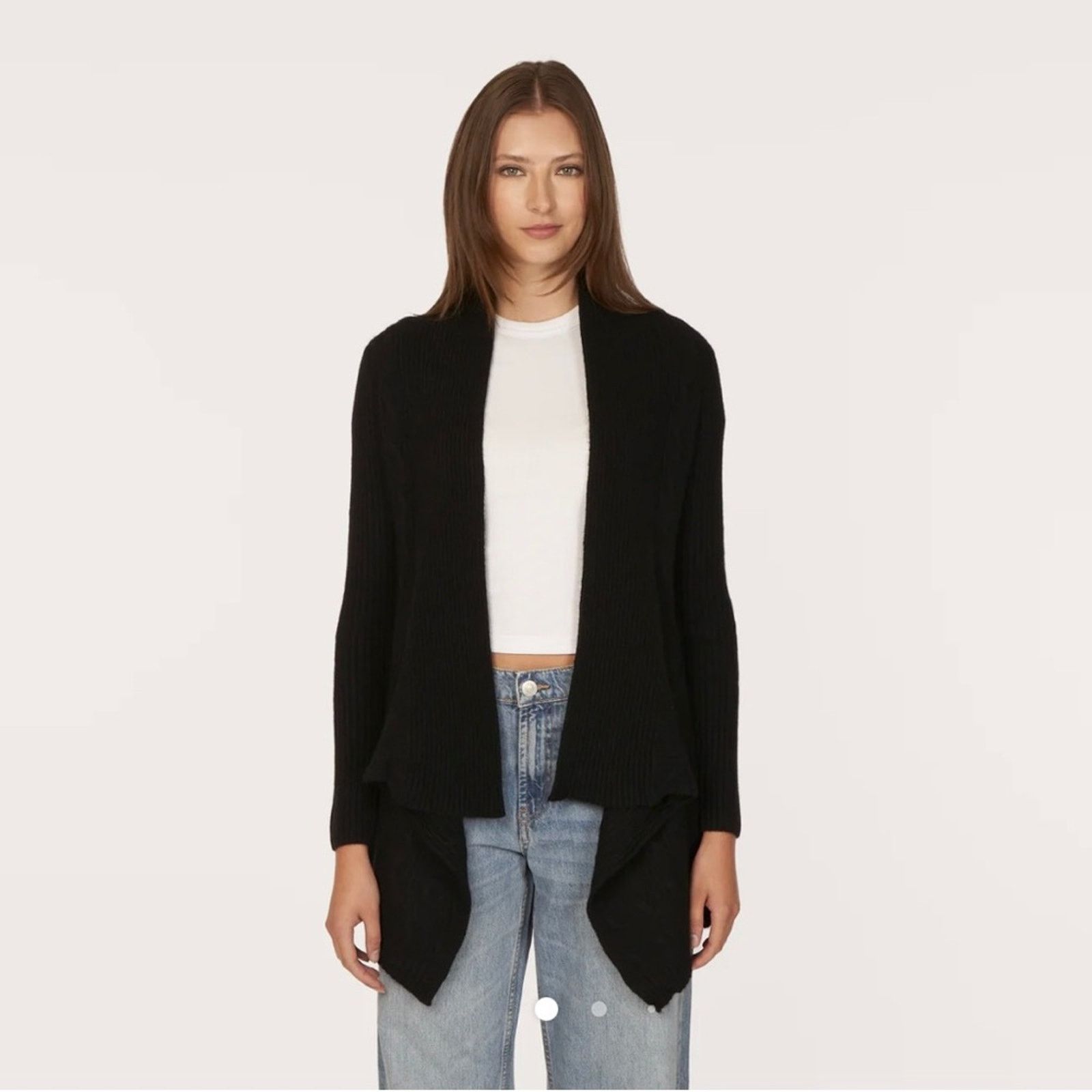 Autumn Cashmere Autumn Cashmere Cable Drape in Ebony Size M / US 6-8 / IT 42-44 - 1 Thumbnail