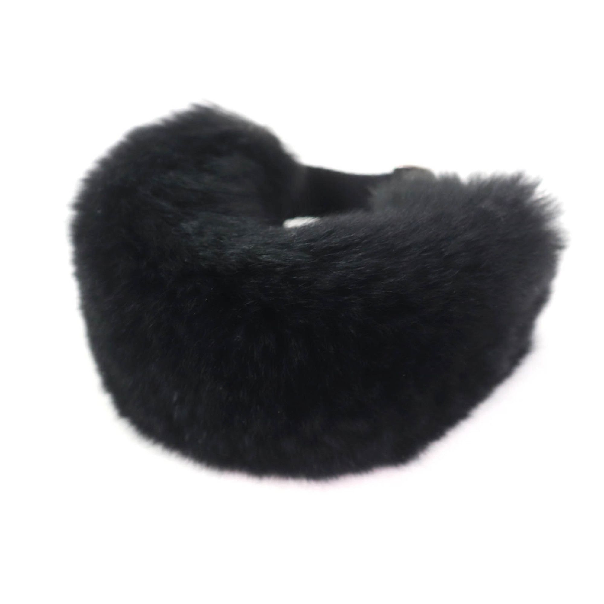 Miu Miu Miu Miu MIU 5IB198 Lapin Fur Bracelet Accessory NERO with Box, Made in Italy, Women's Size ONE SIZE - 1 Thumbnail