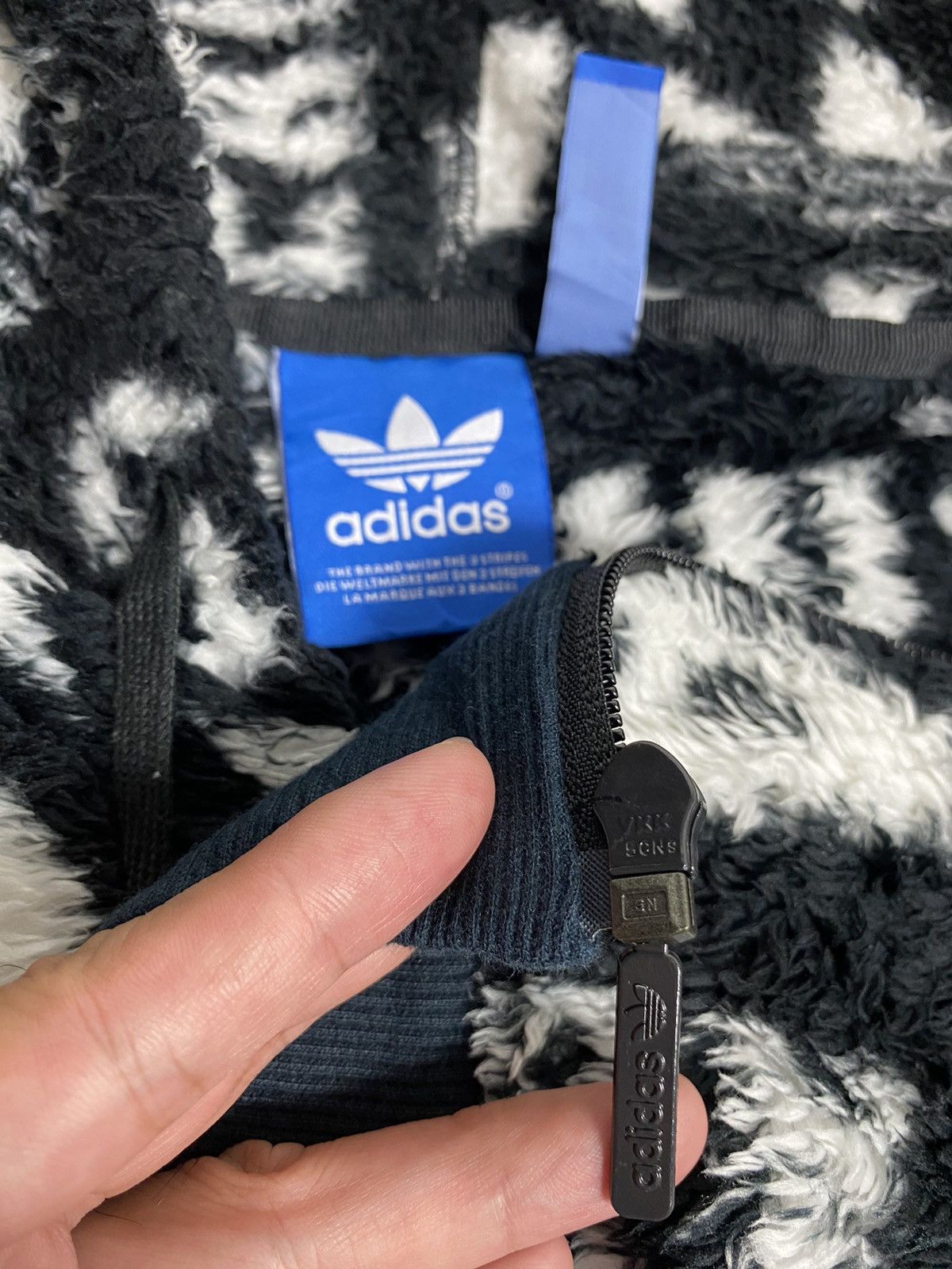 Adidas Rare‼️ ADIDAS HOODIE FLEECE BIG LOGO FULL PRINT Size US S / EU 44-46 / 1 - 8 Thumbnail