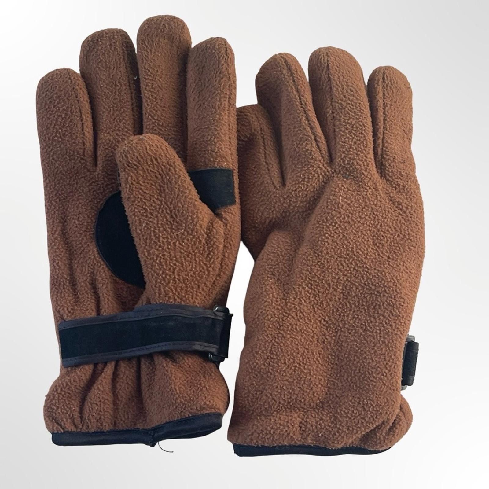 NBDN Nobrandedon Brown Men's Winter Gloves Size ONE SIZE - 6 Thumbnail
