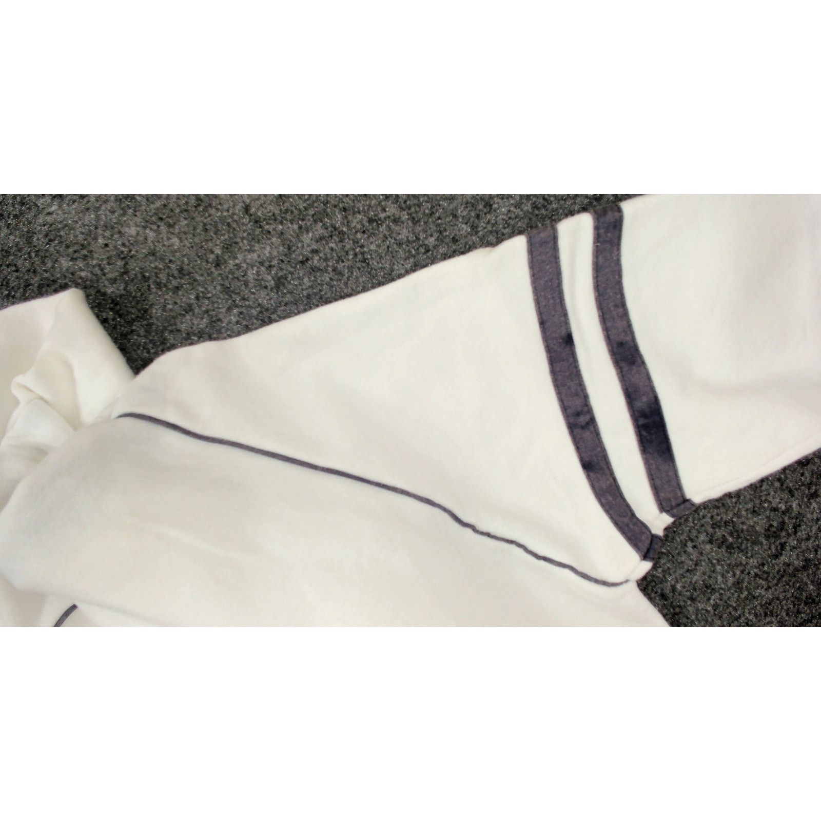 Jerzees 70s Jerzees by Russell Oversized Raglan Striped Hoodie Size L / US 10 / IT 46 - 12 Thumbnail