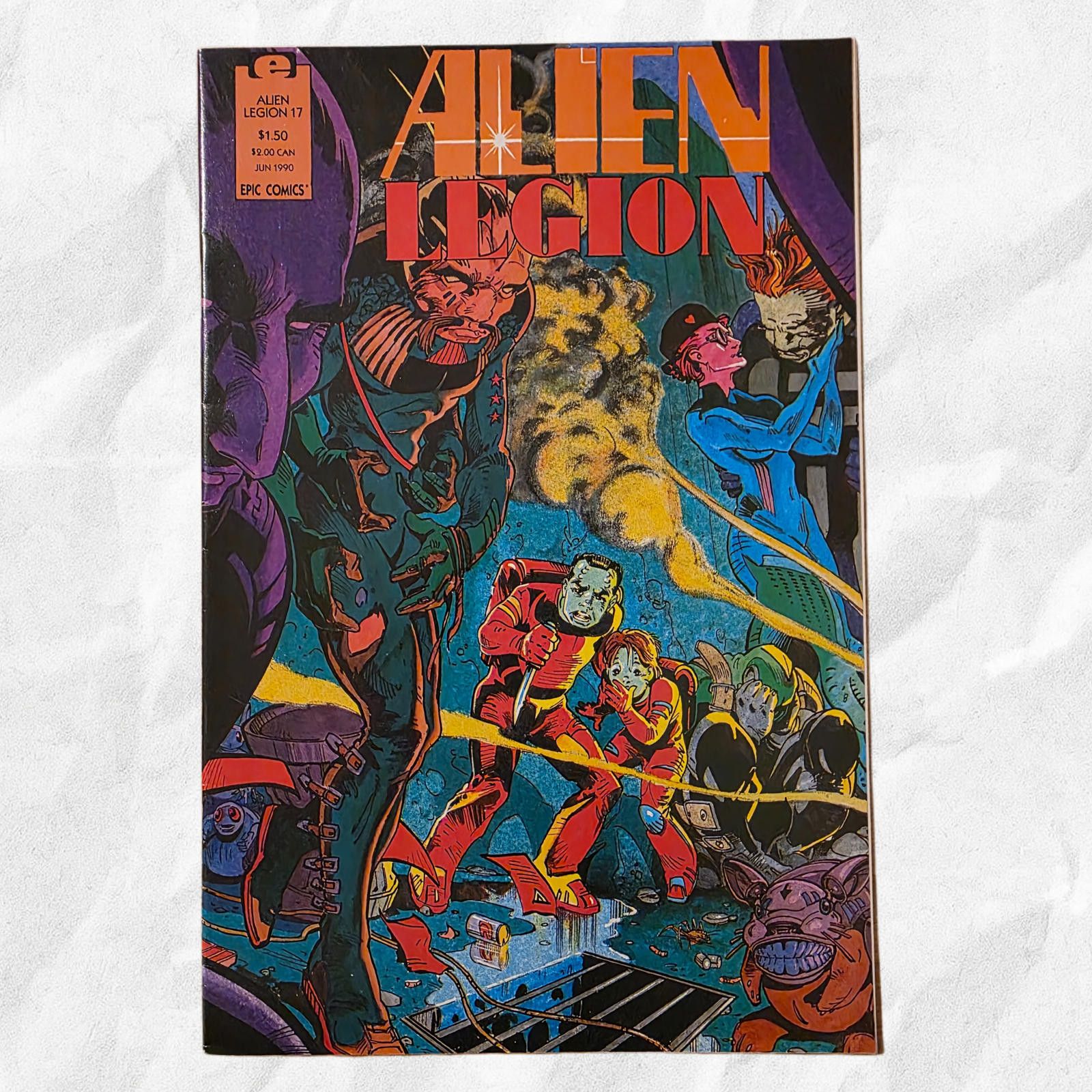 Other Alien Legion #17 NM 1990 Epic Force Nomad Comic (C) Size ONE SIZE - 1 Thumbnail