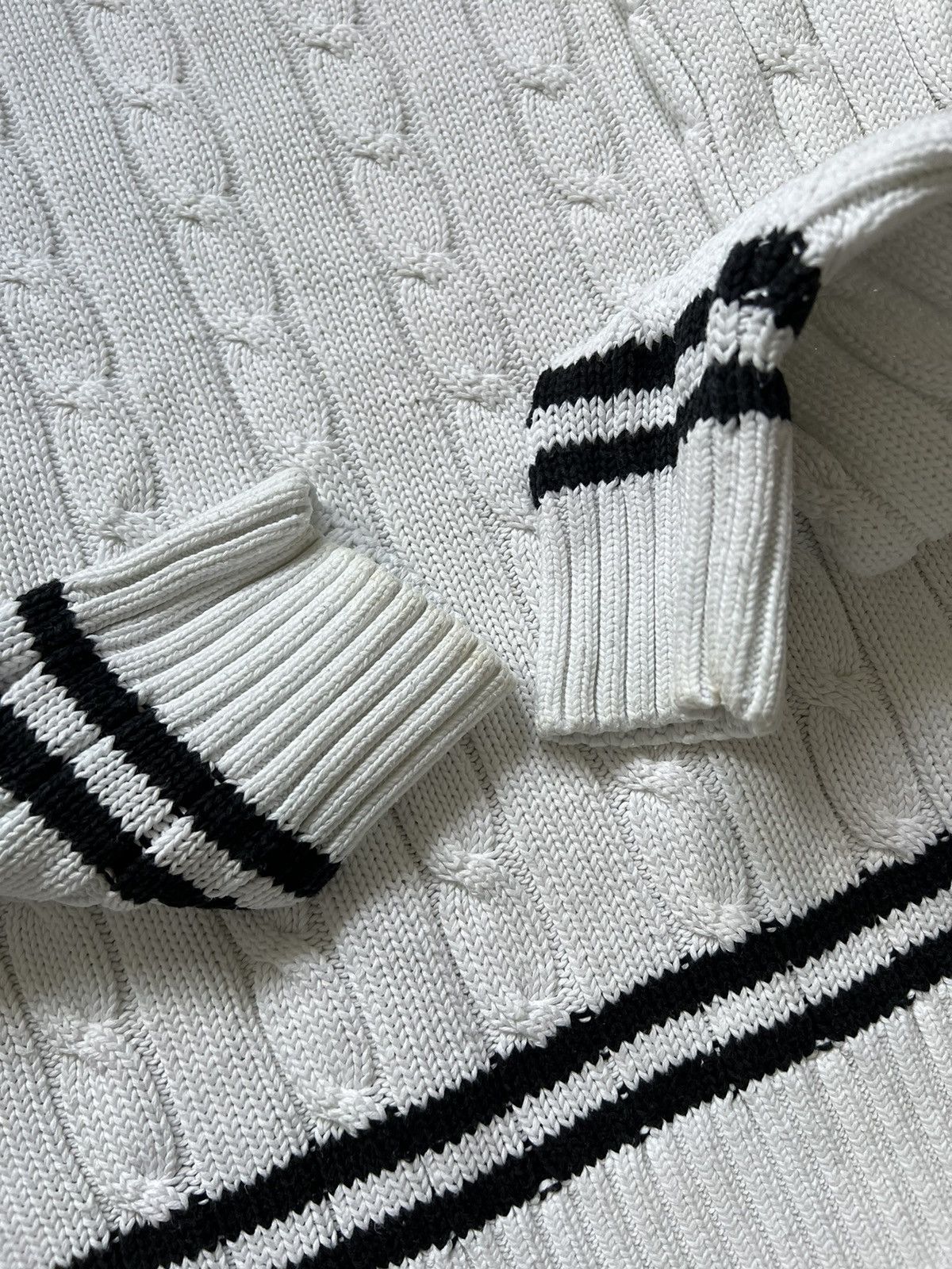 Lacoste Braid Sweater Lacoste White Small Logo Size US L / EU 52-54 / 3 - 7 Thumbnail