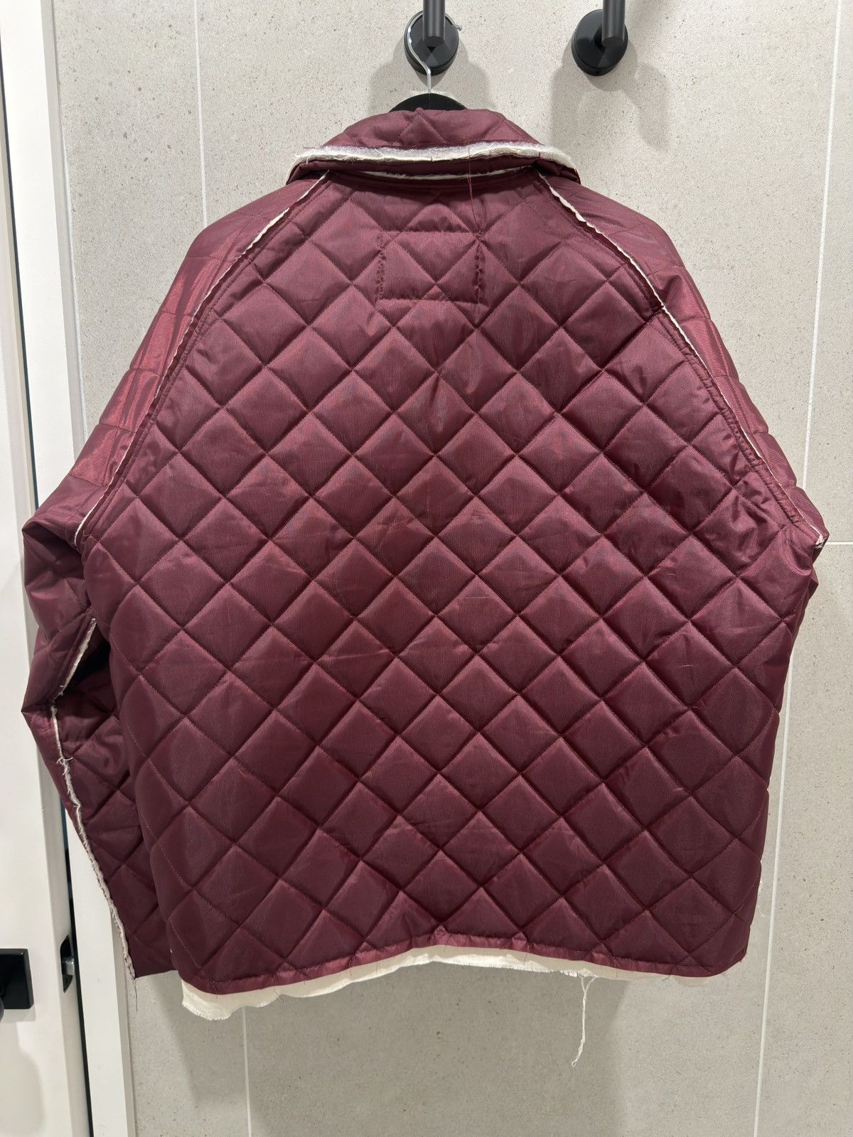 Camiel Fortgens Camiel Fortgens Burgundy Waterproof Padded Coach Jacket Size US L / EU 52-54 / 3 - 3 Thumbnail