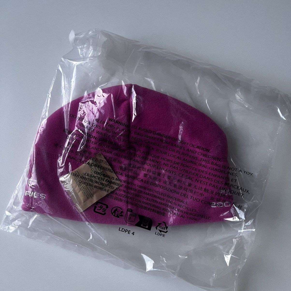 Supreme Supreme Polartec Sport Beanie Pink Size ONE SIZE - 3 Thumbnail