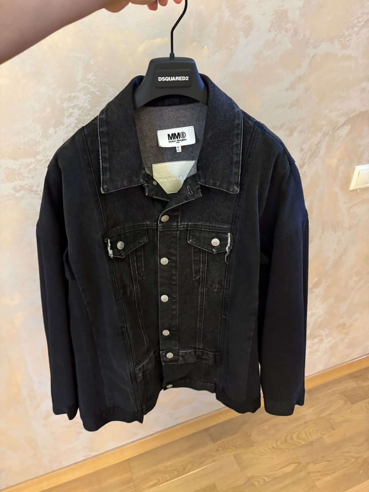 MM6 MM6 Maison Margiela Reconstructed Denim Jacket Size US S / EU 44-46 / 1 - 1 Thumbnail
