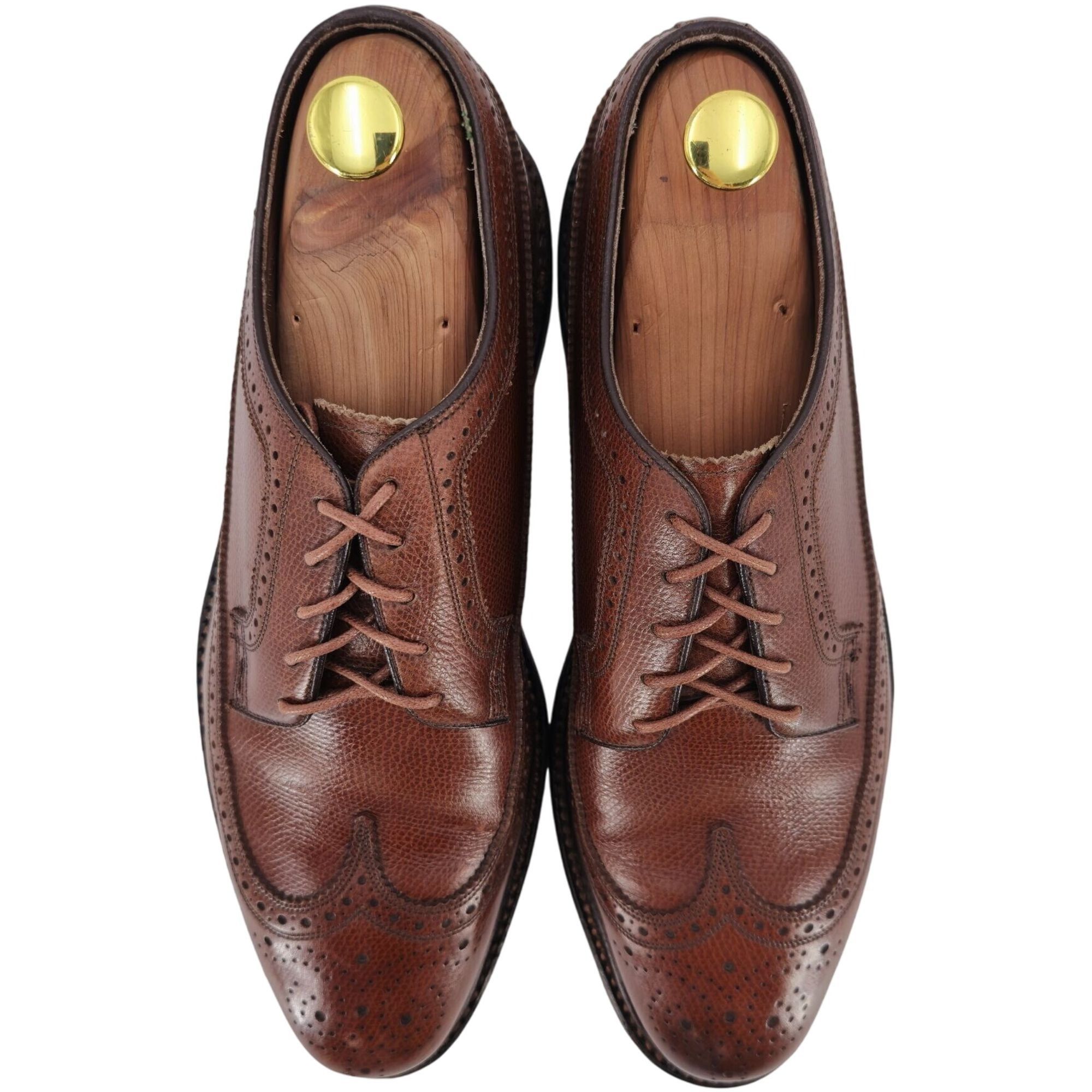 Florsheim Vintage Florsheim Royal Imperial Brown Leather Longwing Derb Size US 9 / EU 42 - 11 Thumbnail