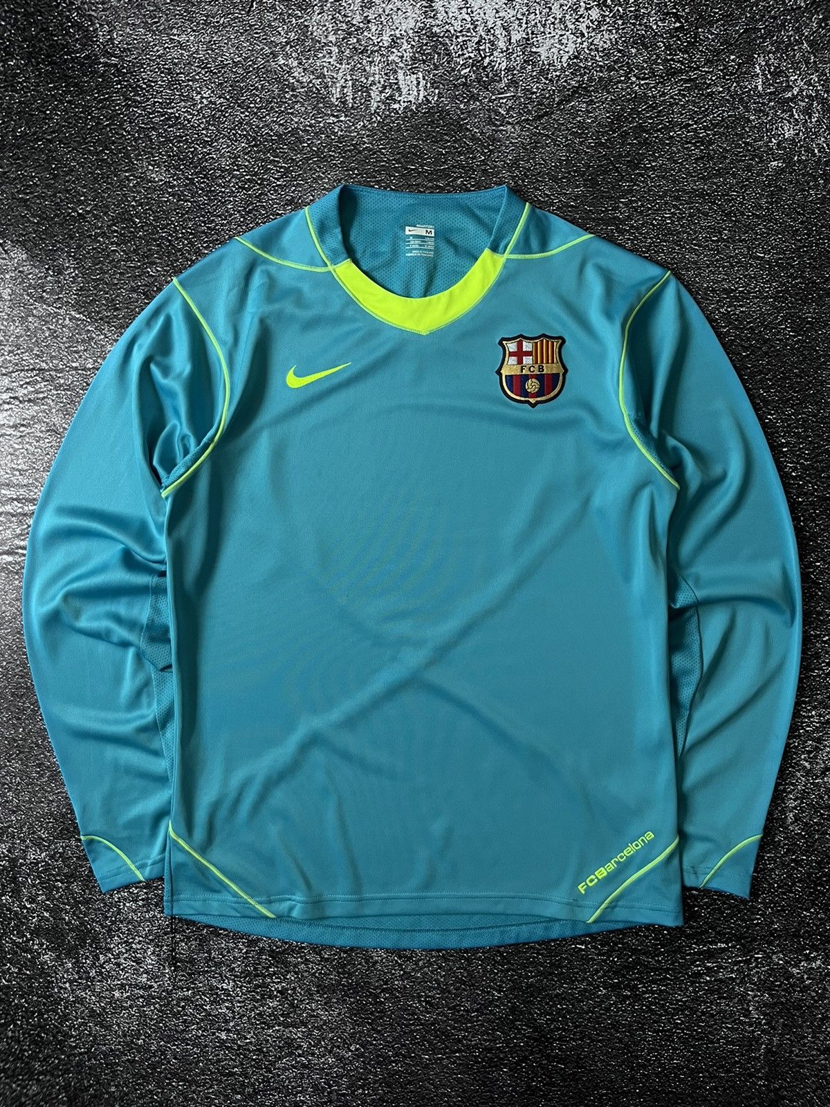 hot nike barcelona 2006 2008 training shirt jersey long sleeve