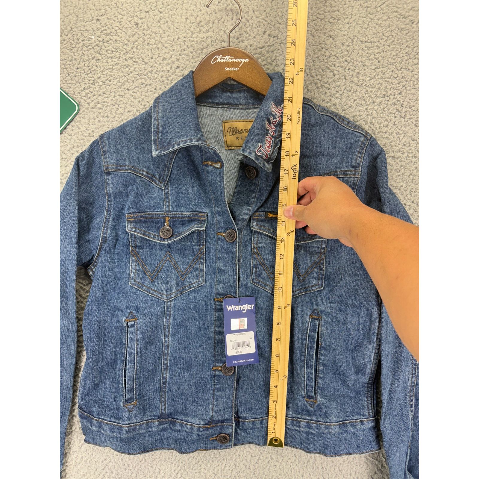 Wrangler Wrangler Texas A&M Football Denim Jean Jacket Womens M NEW Size M / US 6-8 / IT 42-44 - 2 Thumbnail