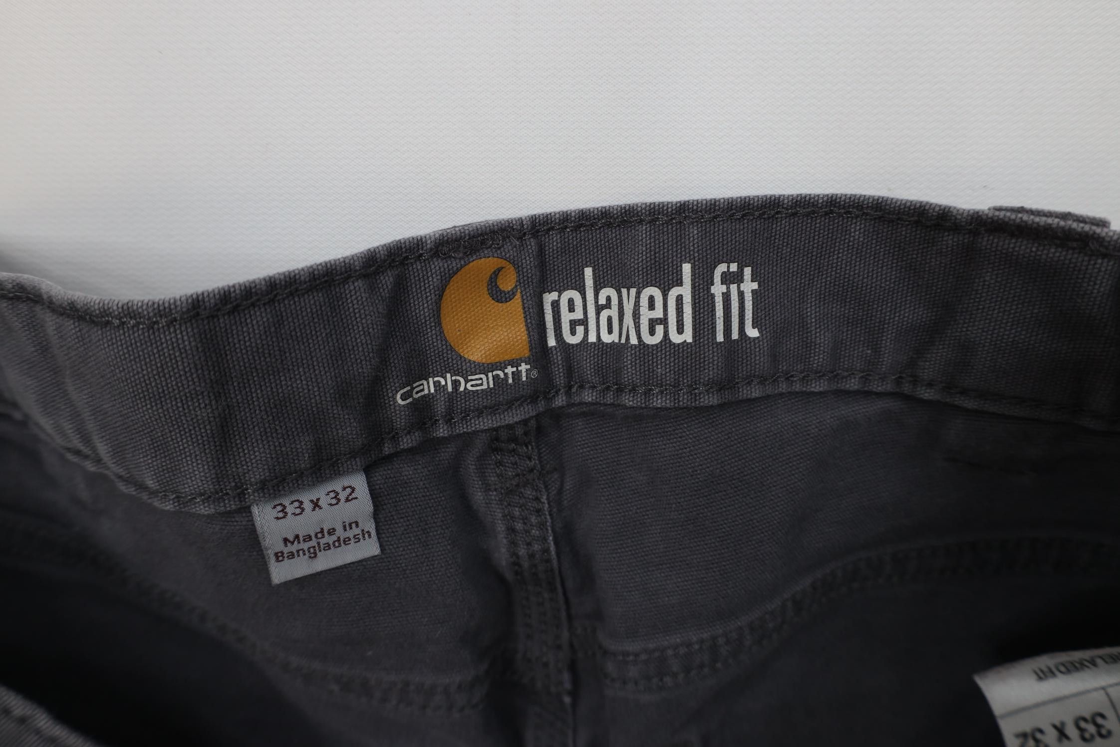 Carhartt Vintage Y2K Carhartt Relaxed Fit Stretch Canvas Pants Gray Size US 33 - 8 Thumbnail