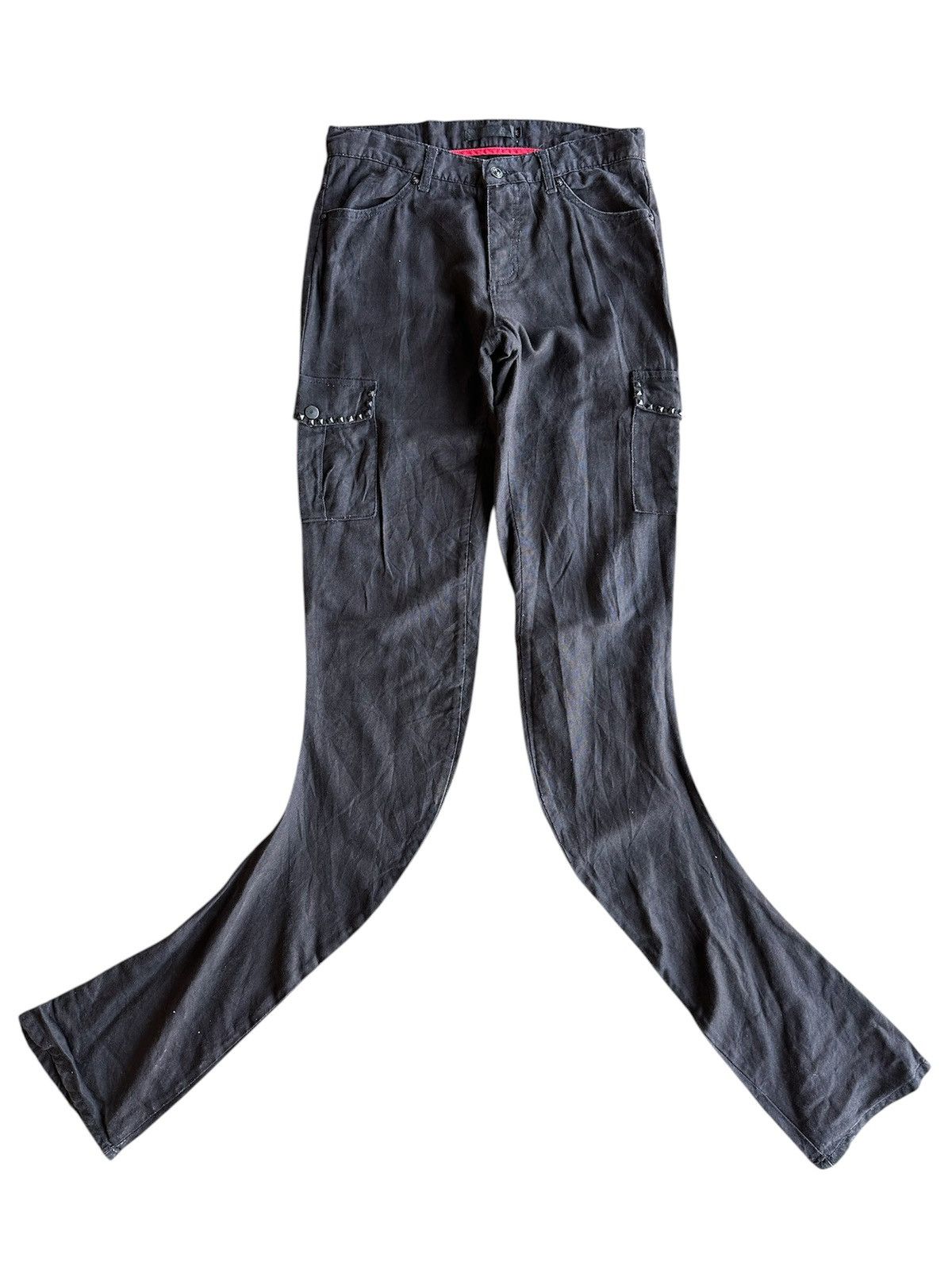 GOSTAR DE FUGA VERY RARE 💥VINTAGE FUGA JEANS CURVE/BANANA LEGS SPIKE PANTS Size US 32 / EU 48 - 1 Thumbnail