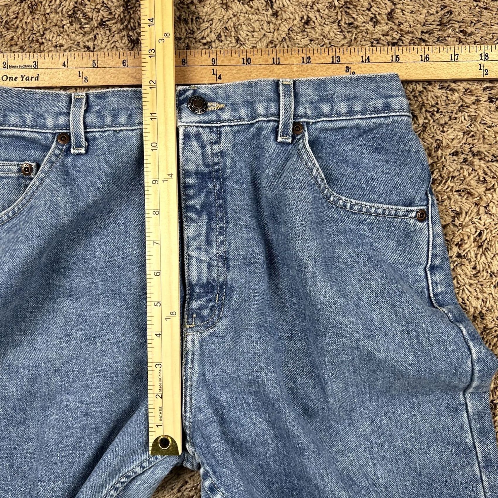 Vintage VINTAGE St. John's Bay Jeans Shirt? Size 30" / US 8 / IT 44 - 7 Thumbnail