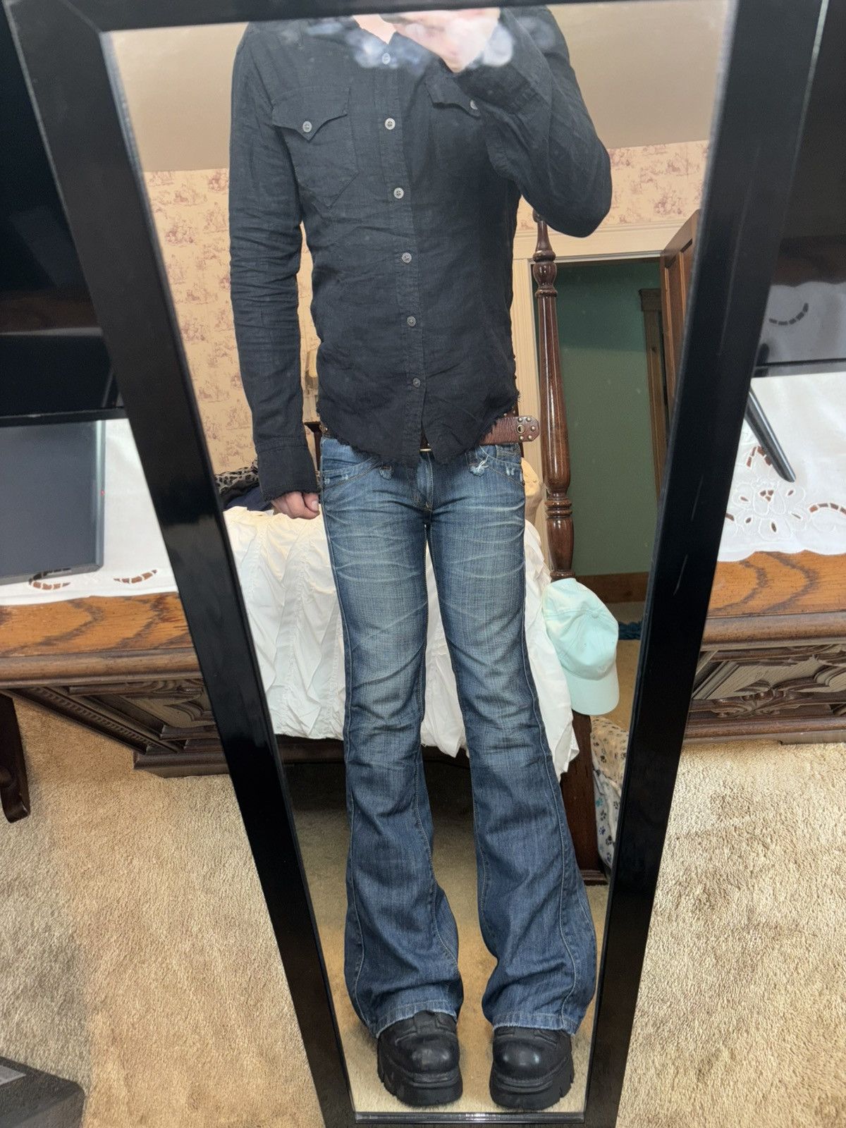 Other Lolita denim skinny flares Size US 30 / EU 46 - 8 Thumbnail