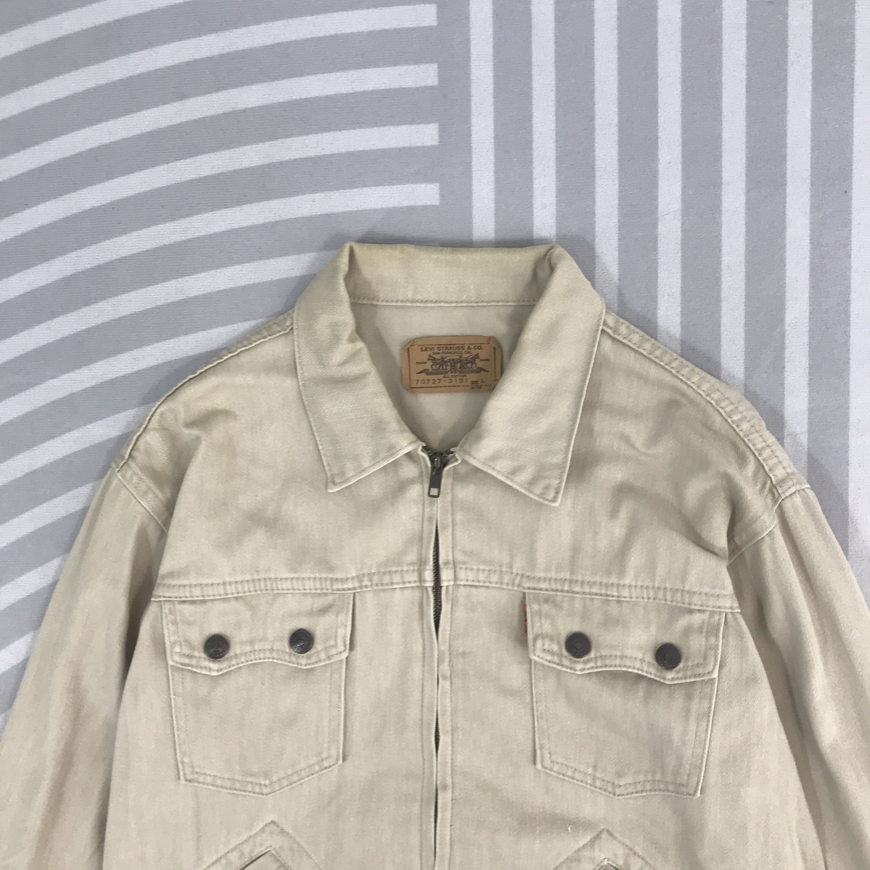 Levi's × Levi's Vintage Clothing × Vintage Vintage Levis Oren Tag Strauss Zipper Jacket Size US L / EU 52-54 / 3 - 2 Thumbnail