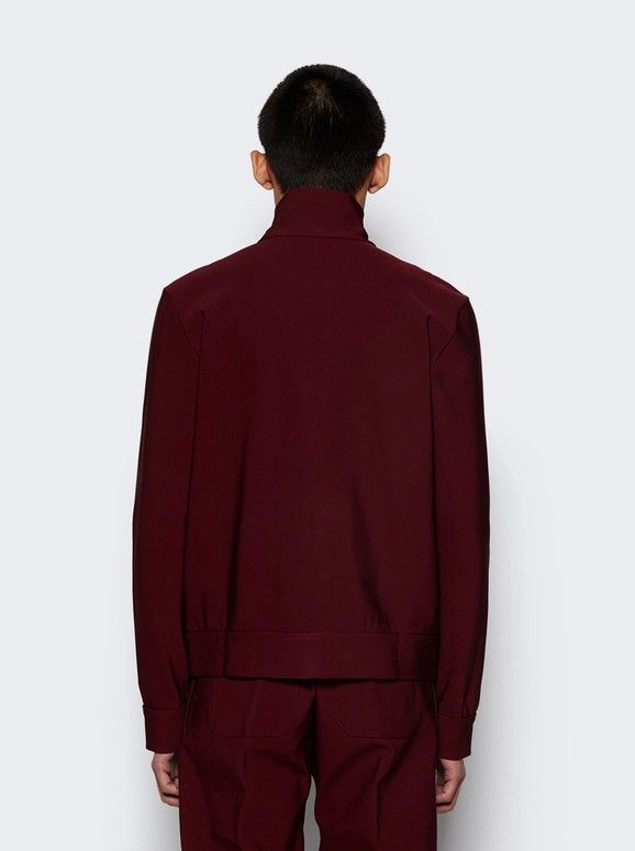 Gucci o1loc1c0226 798040 Technical Jersey Zip Jacket in Burgundy Size US XL / EU 56 / 4 - 5 Thumbnail