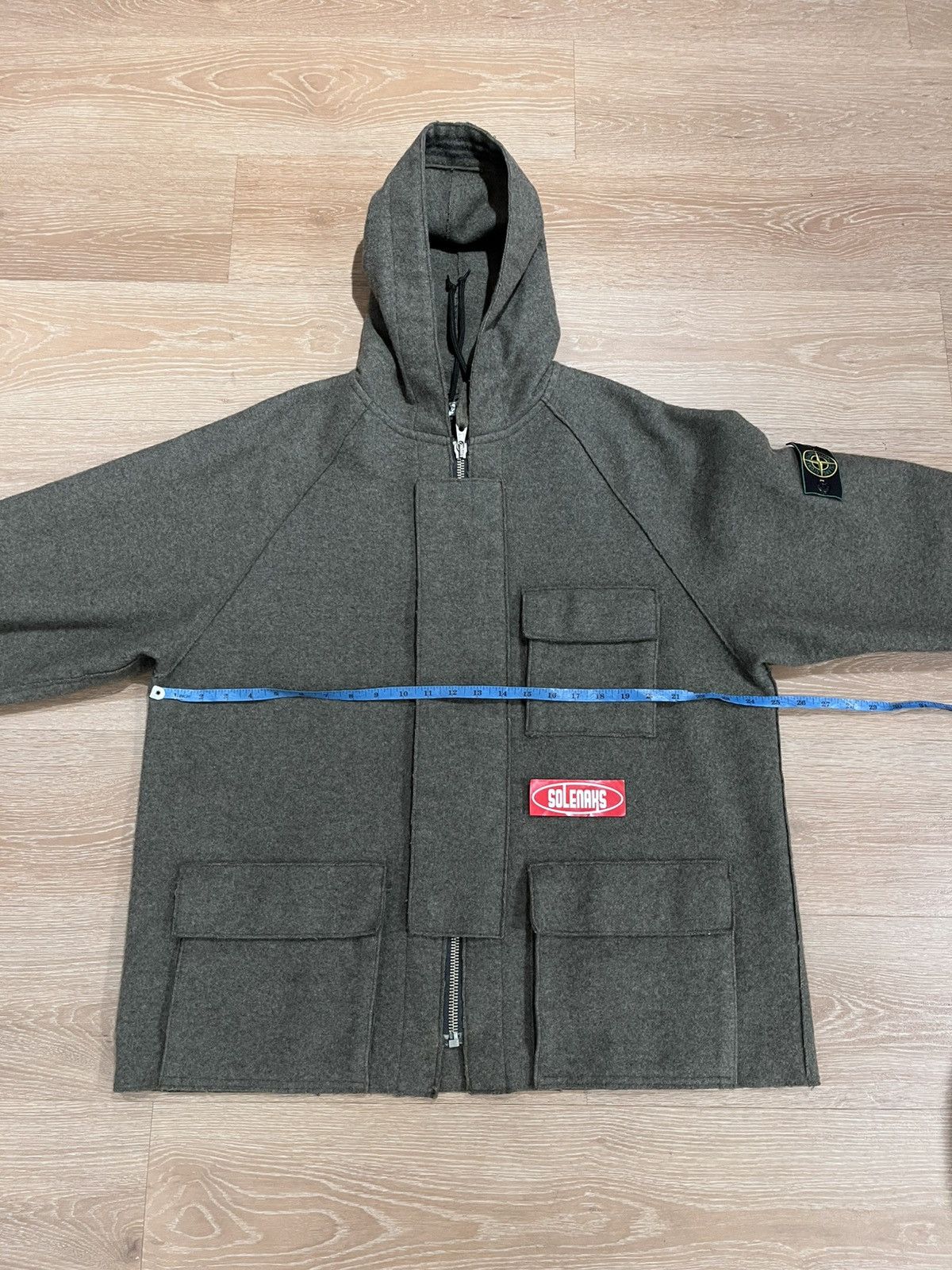 Stone Island 90s stone island vintage wool jacket green badge rare Size US XL / EU 56 / 4 - 13 Thumbnail