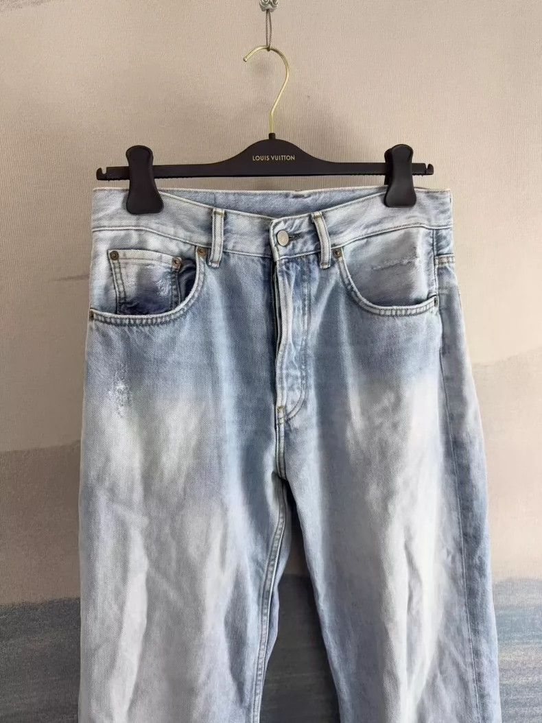 Acne Studios acne studios Washed blue leather jeans 2502-Nextarrow Size US 34 / EU 50 - 2 Thumbnail