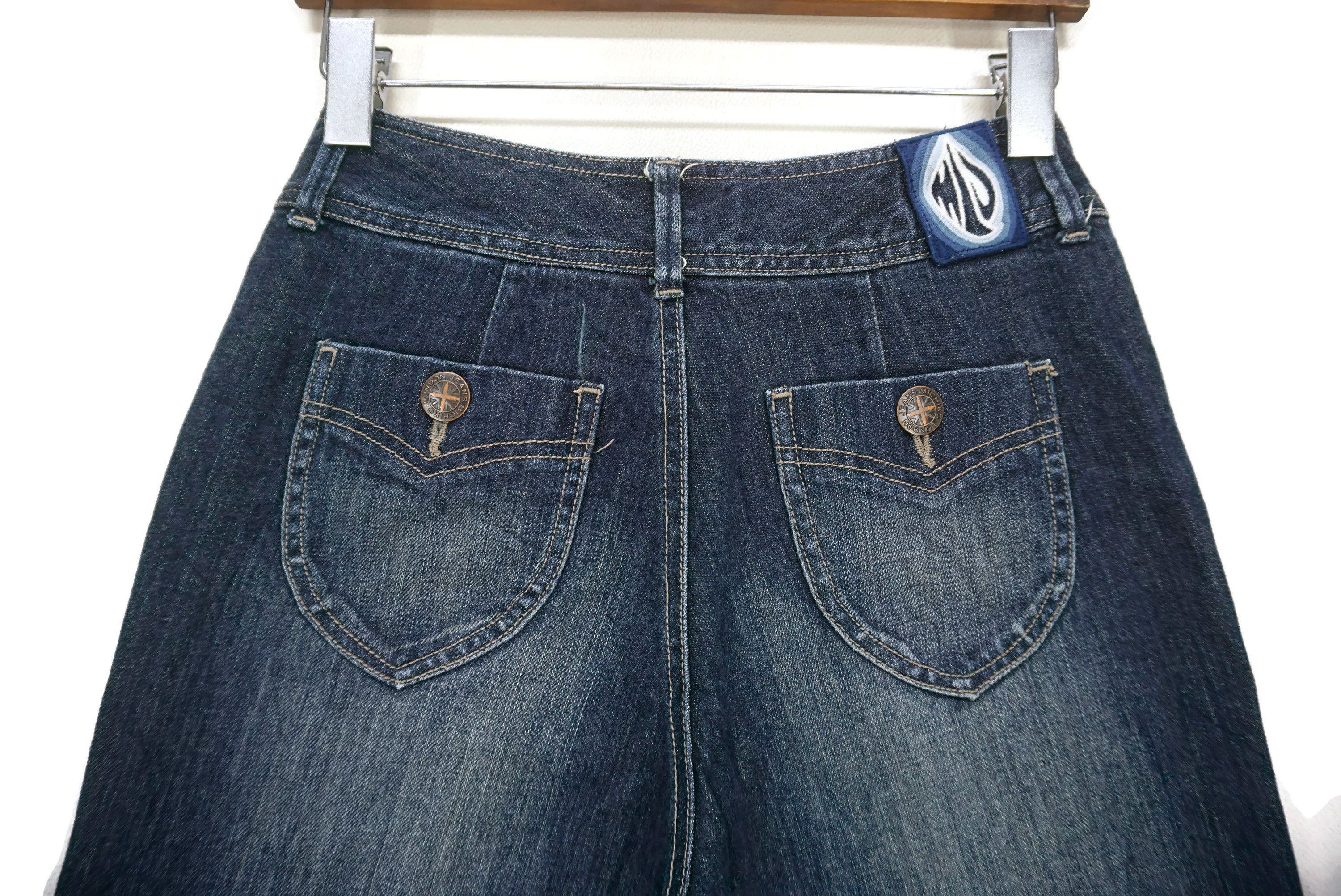 Japanese Brand Michiko London Jeans fit W28xL28 Bootcut Patch Pocket Size 25" / US 0 / IT 36 - 6 Thumbnail