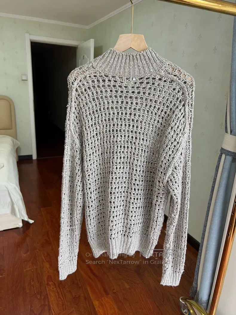 Brunello Cucinelli Brunello Cucinelli Fully Sequin Open Cardigan Size M / US 6-8 / IT 42-44 - 4 Thumbnail