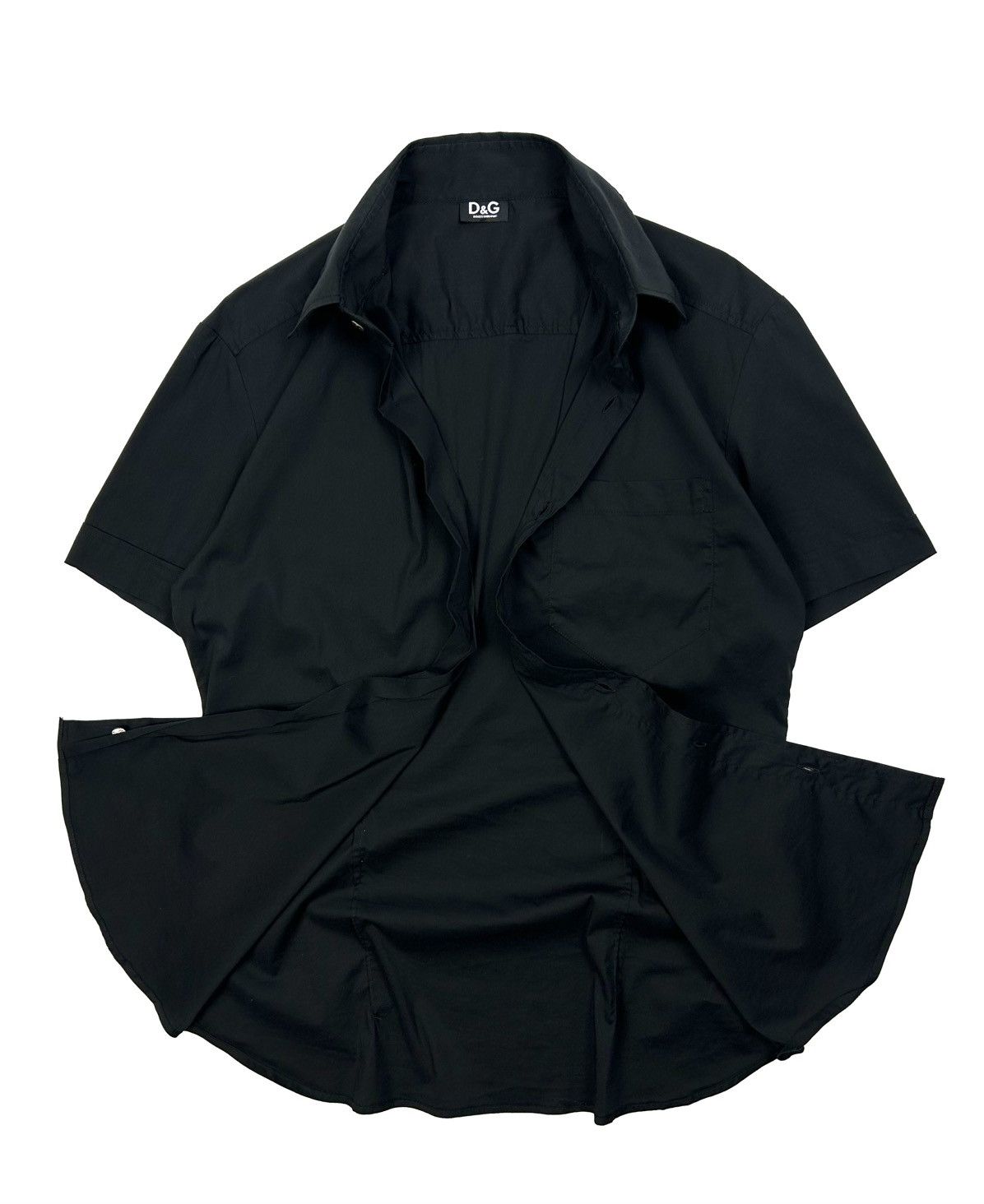 Dolce & Gabbana Vintage DOLCE & GABANNA Short Sleeve Shirt Black Archive Y2K Size US L / EU 52-54 / 3 - 6 Thumbnail