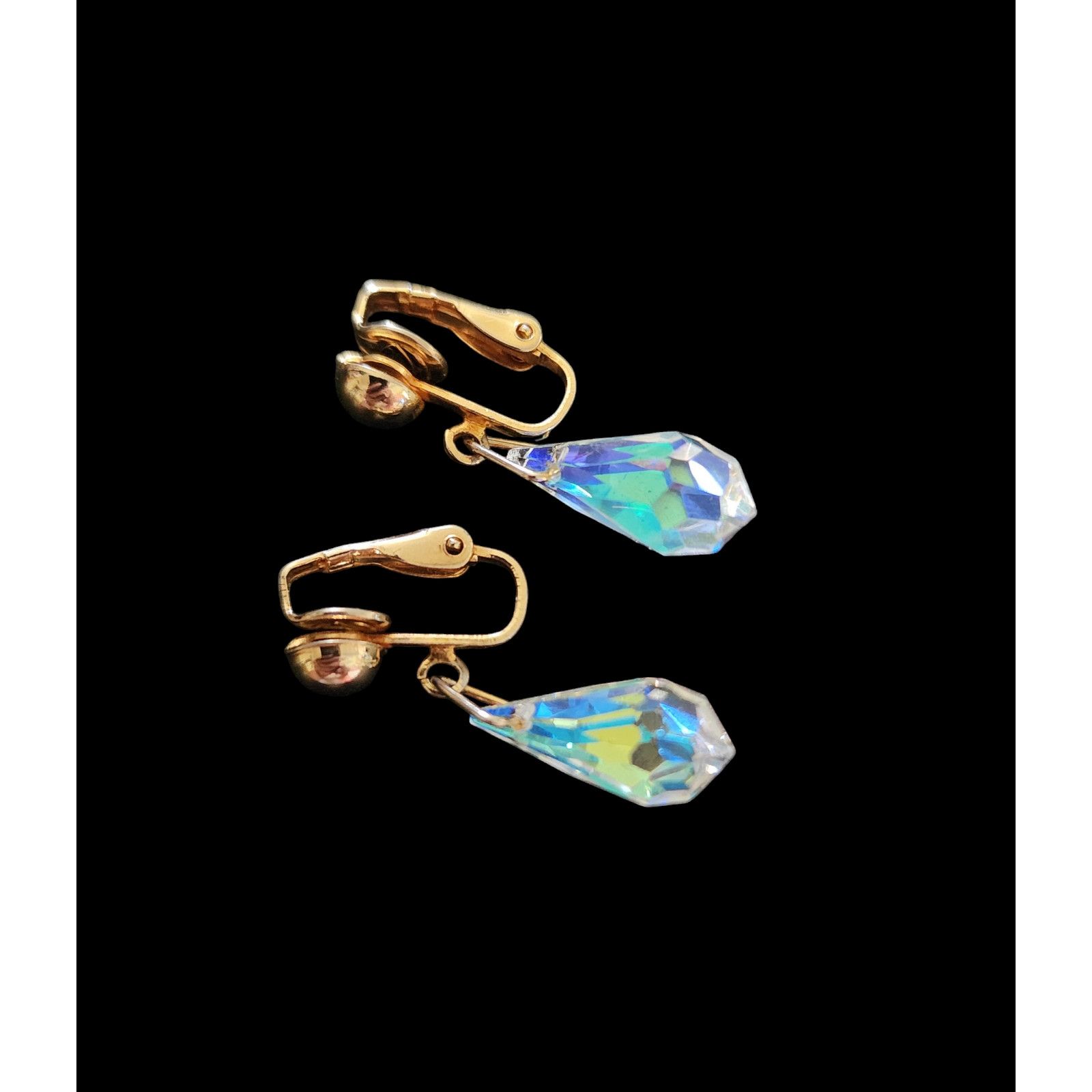 Sarah Flint Vintage Sarah Coventry aurora borealis AB crystal clip on Size ONE SIZE - 3 Thumbnail