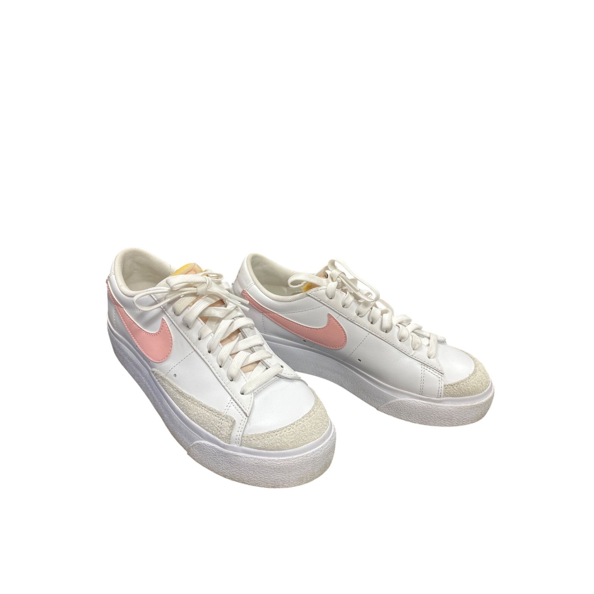 Nike Nike Blazer low wms white pink platform sneakers shoes sz 8 Size US 8 / IT 38 - 18 Thumbnail