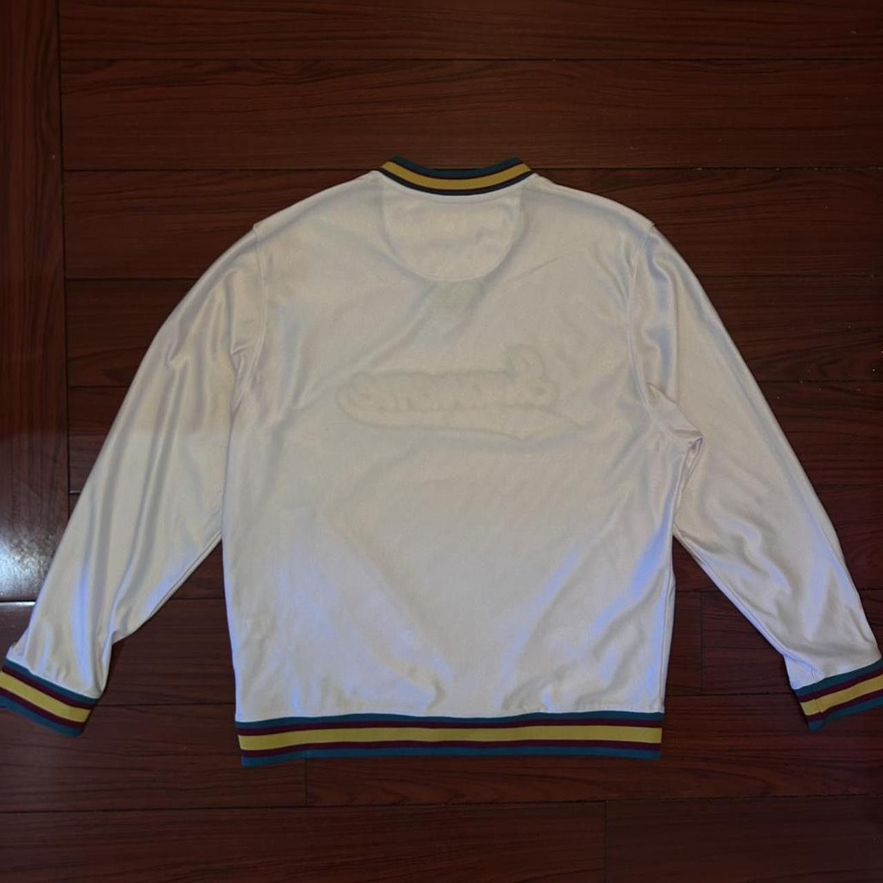 Supreme Supreme White Nylon V-Neck Jersey Size US L / EU 52-54 / 3 - 2 Thumbnail