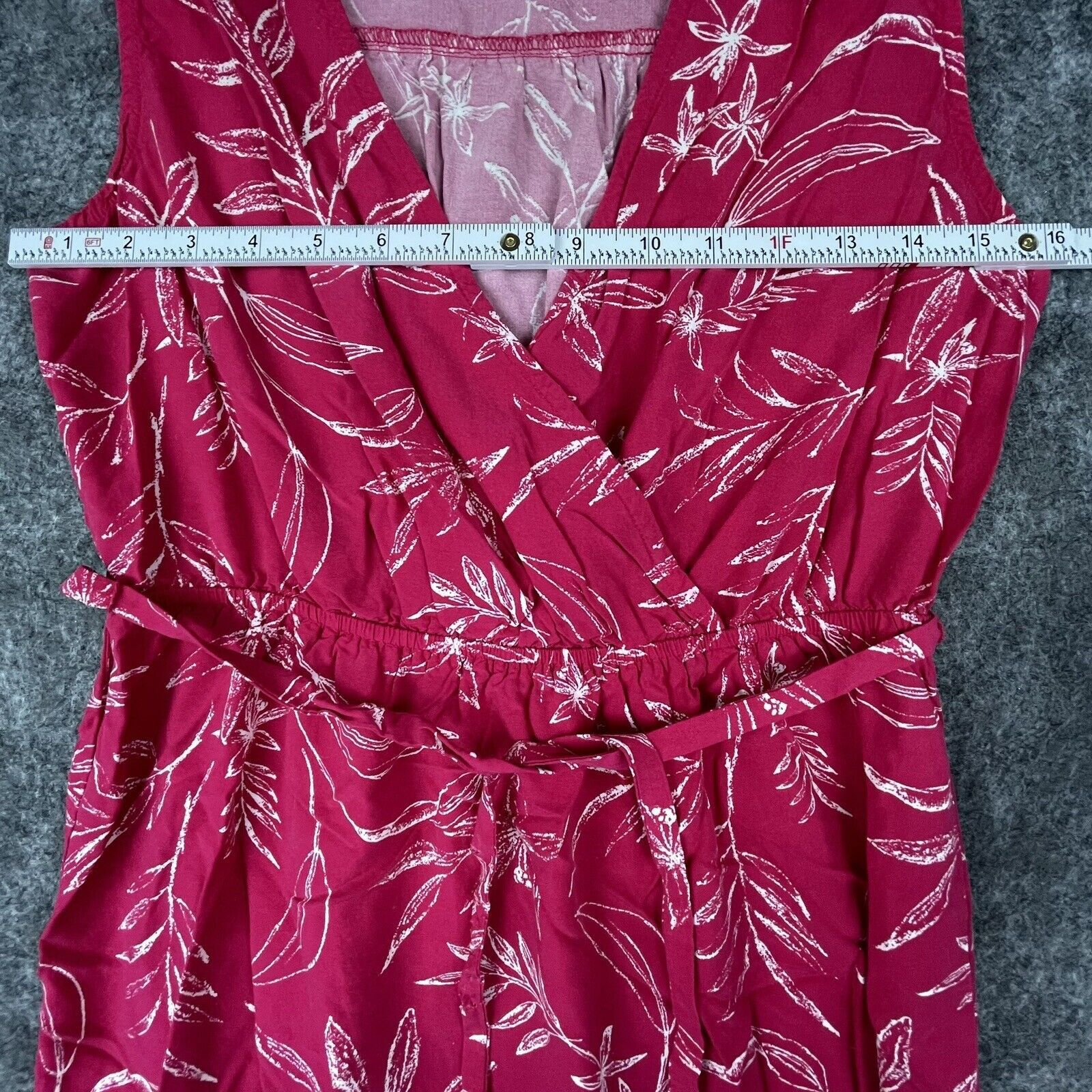 Old Navy Old Navy Dress Womens Small Pink Maxi Belted Summery Boho Size S / US 4 / IT 40 - 7 Thumbnail