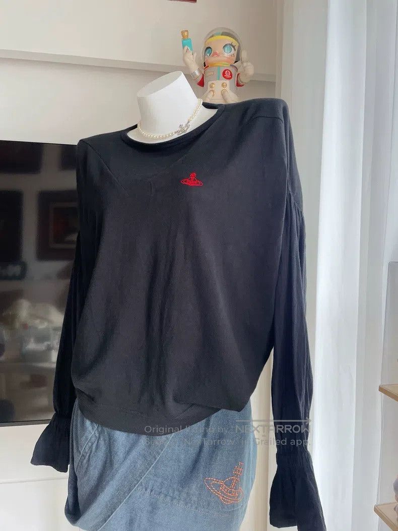 Vivienne Westwood Vivienne Westwood Ruffle Sleeve Saturn Top Size XS / US 0-2 / IT 36-38 - 2 Thumbnail