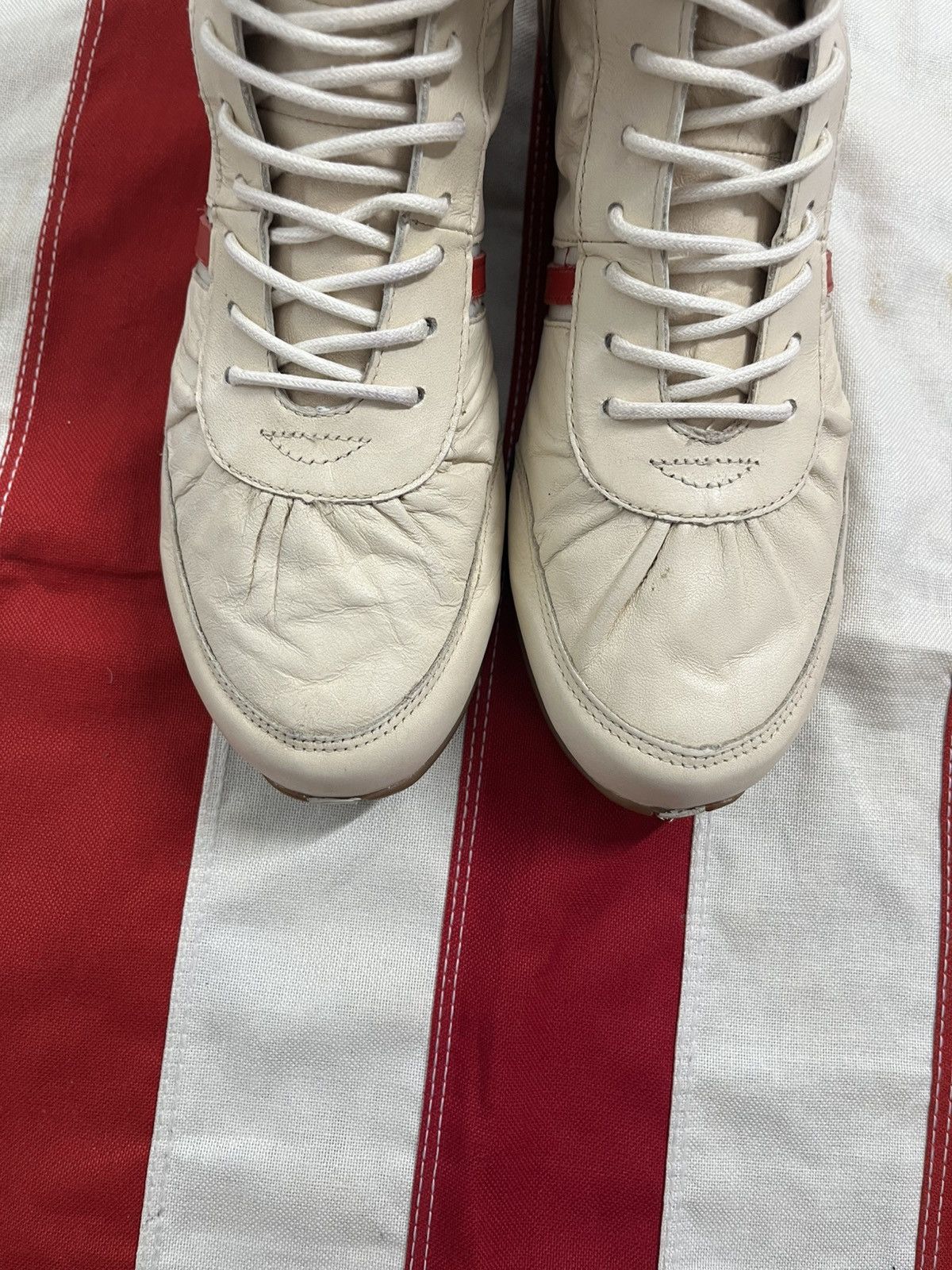 Diesel Archive Diesel wrestling/boxing boots in leather, dark cream Size US 8 / IT 38 - 5 Thumbnail