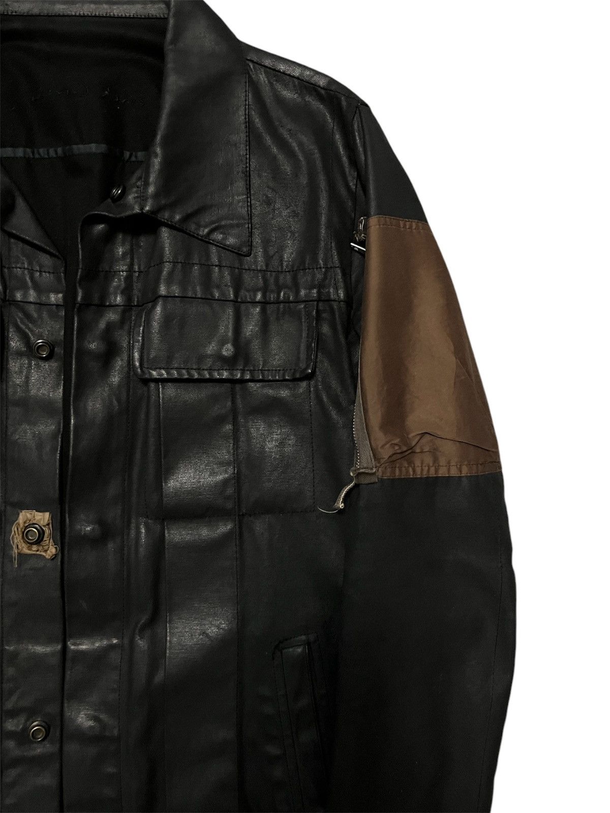 Rick Owens Rick Owens SS03 Suckerball Waxed Denim Cargo Jacket Size US S / EU 44-46 / 1 - 4 Thumbnail