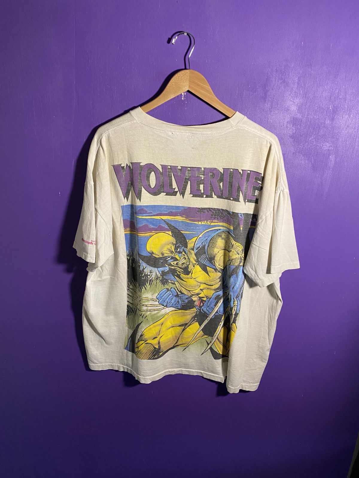 Marvel Comics Vintage 1994 Marvel comics Wolverine mullet tee Size US XL / EU 56 / 4 - 2 Thumbnail