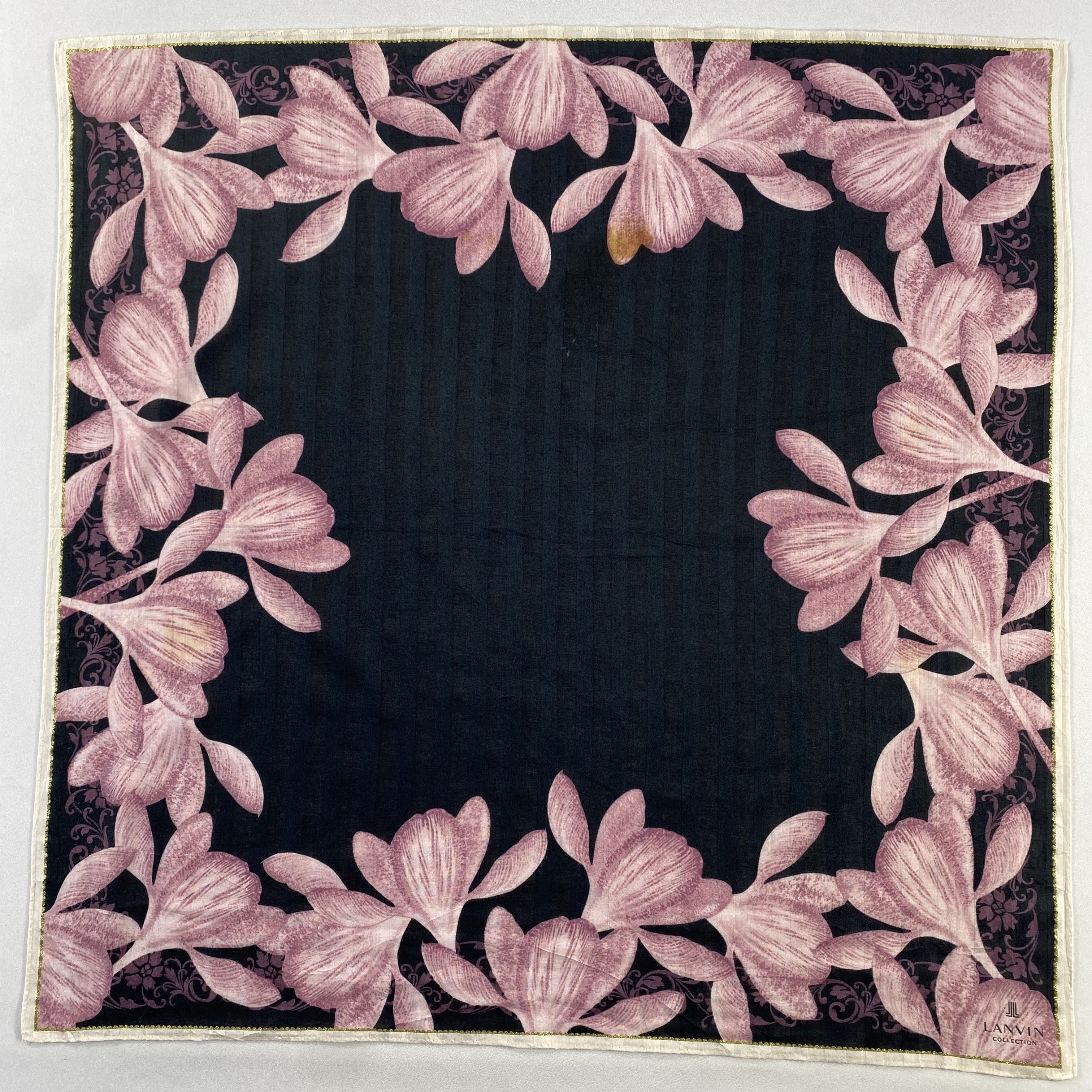 Lanvin × Vintage Lanvin Handkerchief / Neckerchief / Bandana-P1514 Size ONE SIZE - 1 Thumbnail
