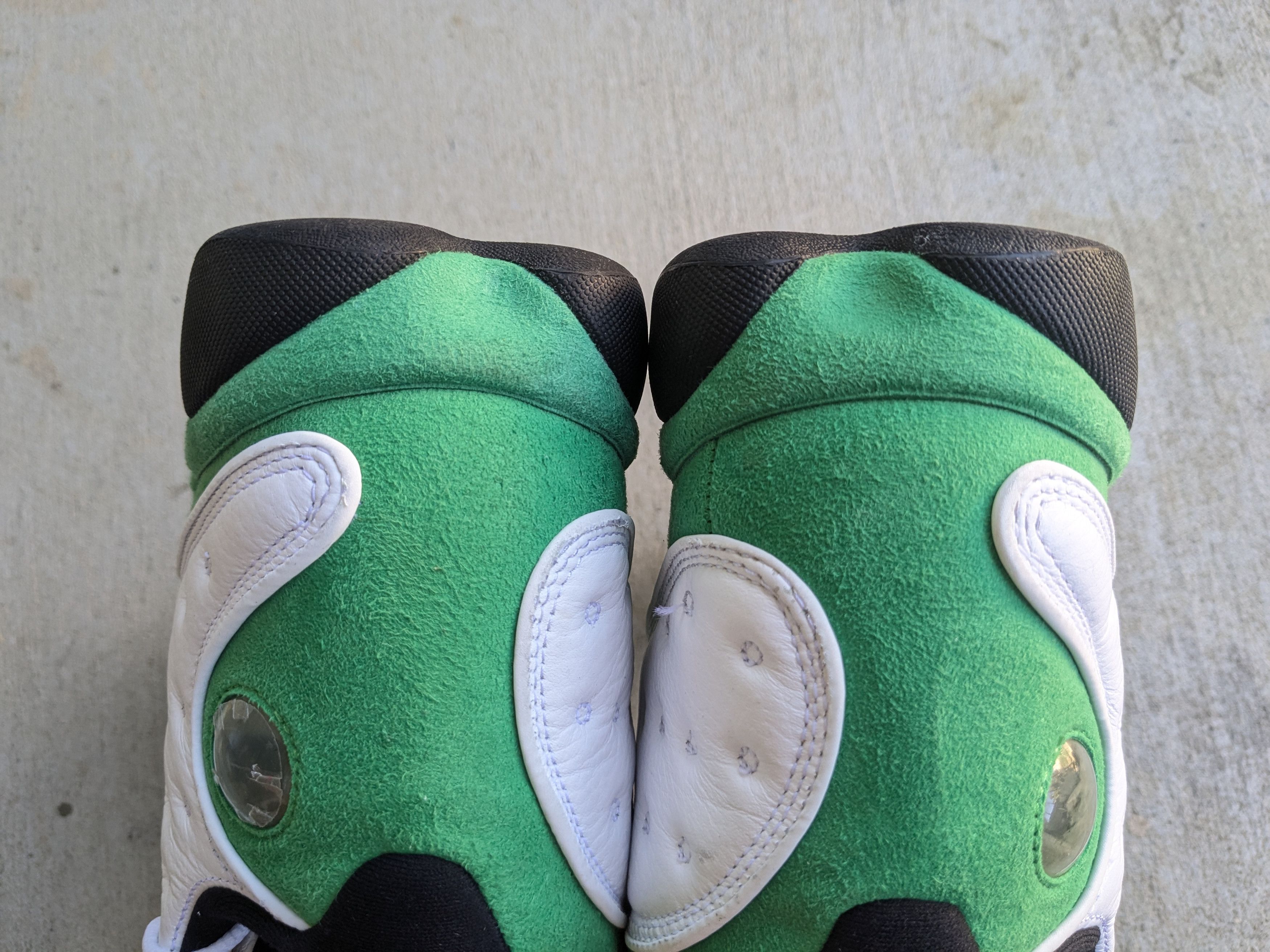 Jordan Brand Nike Air Jordan 13 Lucky Green Size 9.5 White DB6537-113 Size US 9.5 / EU 42-43 - 14 Thumbnail