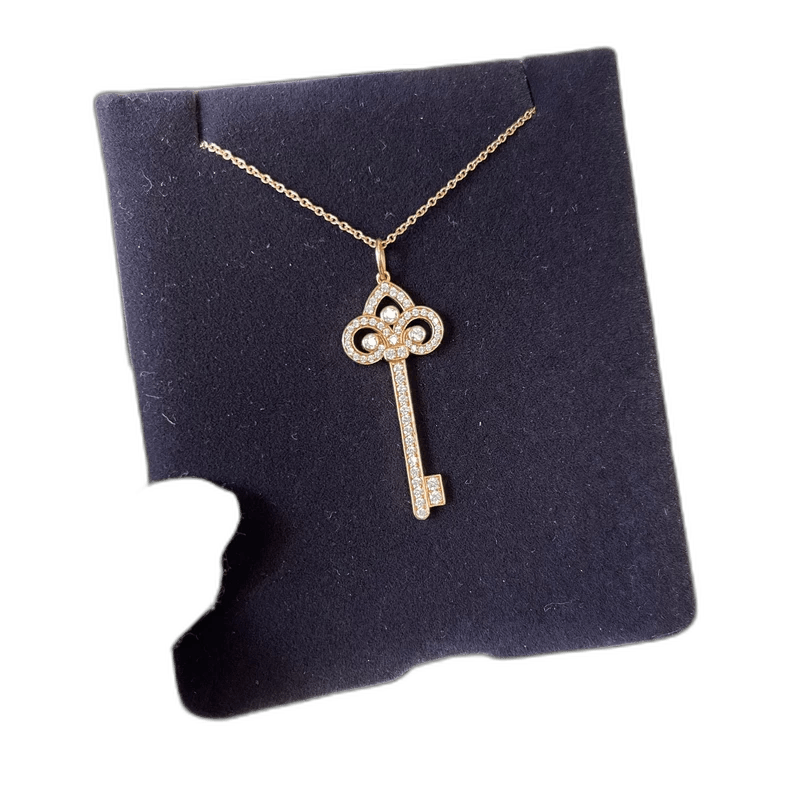 Tiffany & Co. tiffany fleur de lis key pendant necklace Size ONE SIZE - 1 Thumbnail