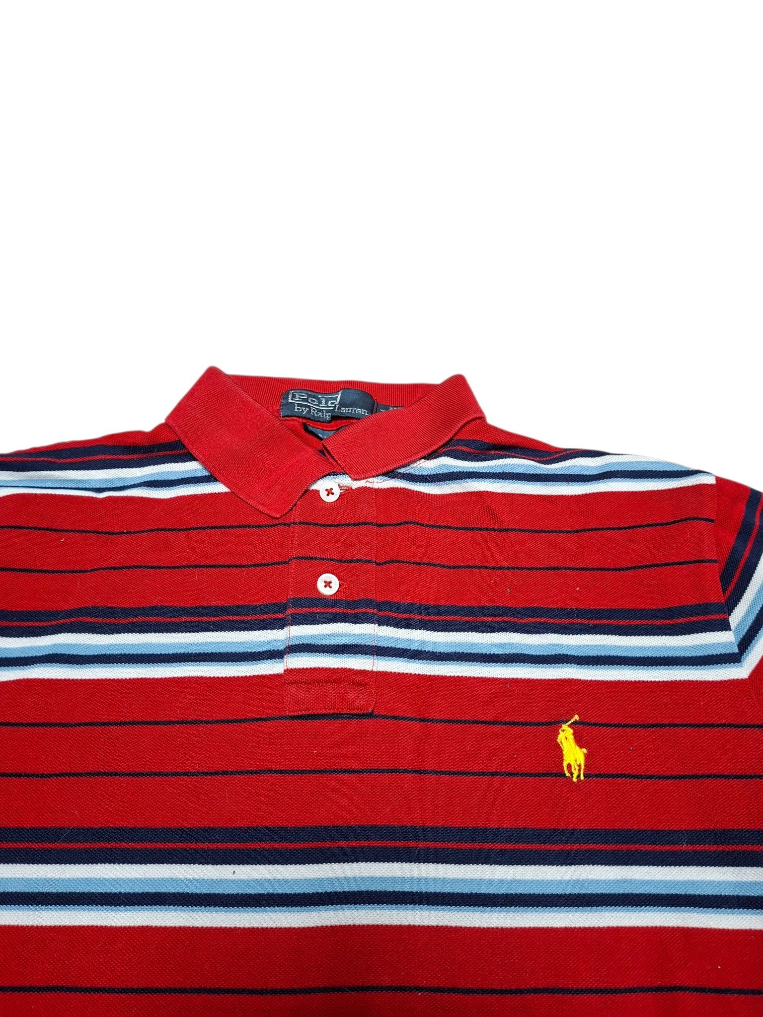 Polo Ralph Lauren POLO RALPH LAUREN VINTAGE LUXURY STRIPED POLO SHIRT Size US M / EU 48-50 / 2 - 2 Thumbnail