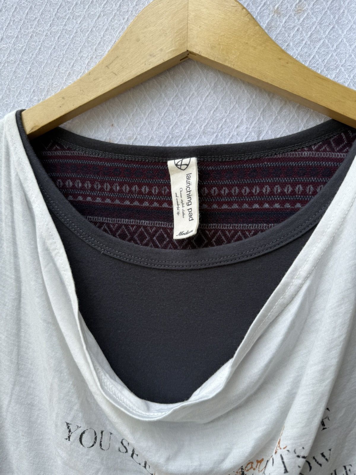 If Six Was Nine Vampire Double Layer Poem Tee Size US M / EU 48-50 / 2 - 6 Thumbnail