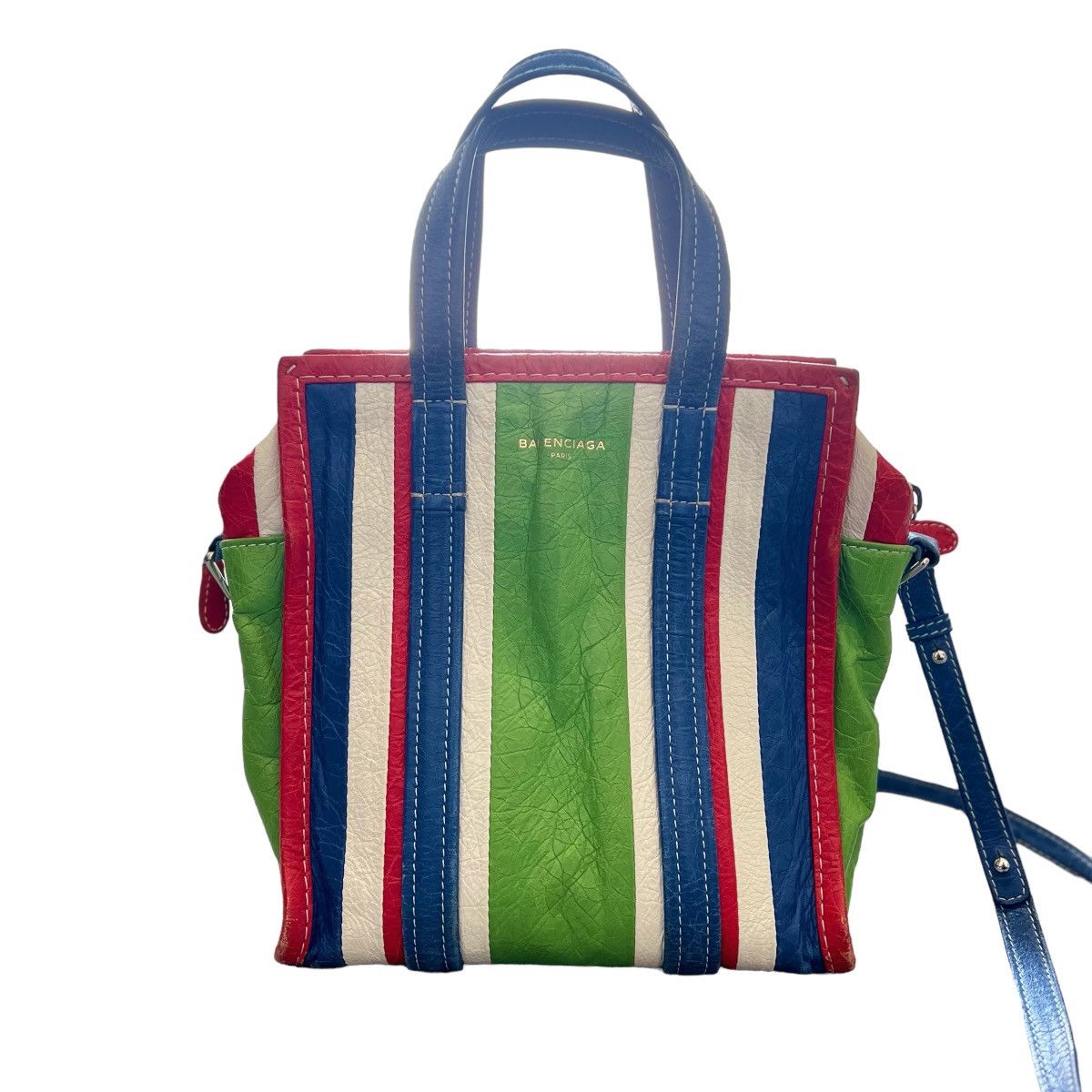 Balenciaga BALENCIAGA 21SS BAZAR LEATHER SHOPPER TOTE SHOULDER BAG Size ONE SIZE - 2 Thumbnail