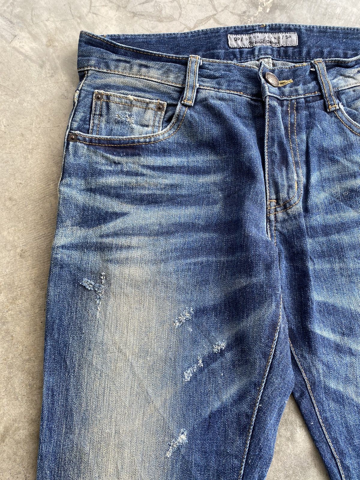 Hysteric Glamour × Japanese Brand × Tornado Mart Flare Jeans DPSR Mud Rusty Distressed Denim Size US 32 / EU 48 - 14 Thumbnail