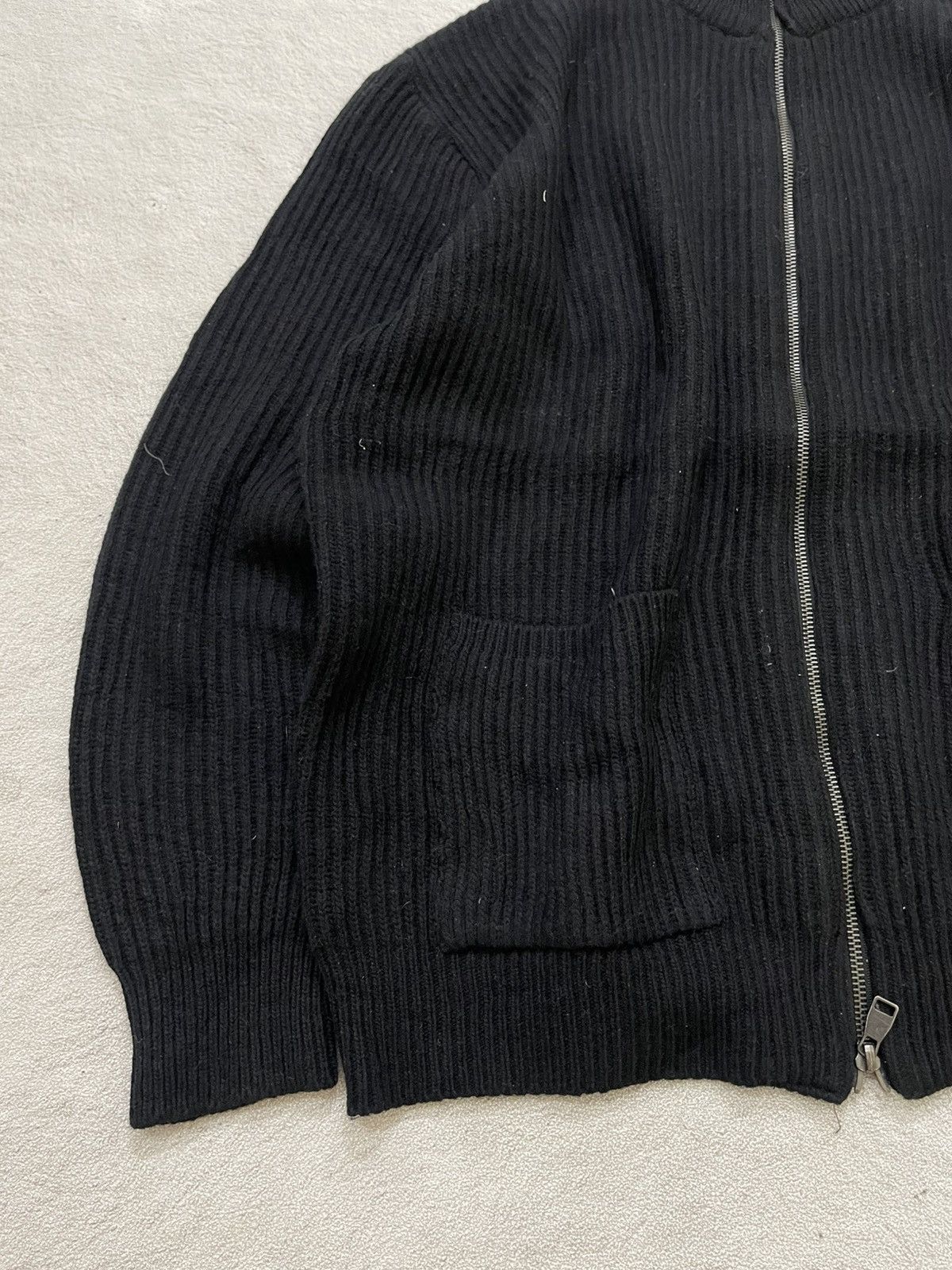 Japanese Brand 2000s Japan Thermal Jacket Black Ribbed Multi Zip Y2K If6was Size US XXL / EU 58 / 5 - 3 Thumbnail