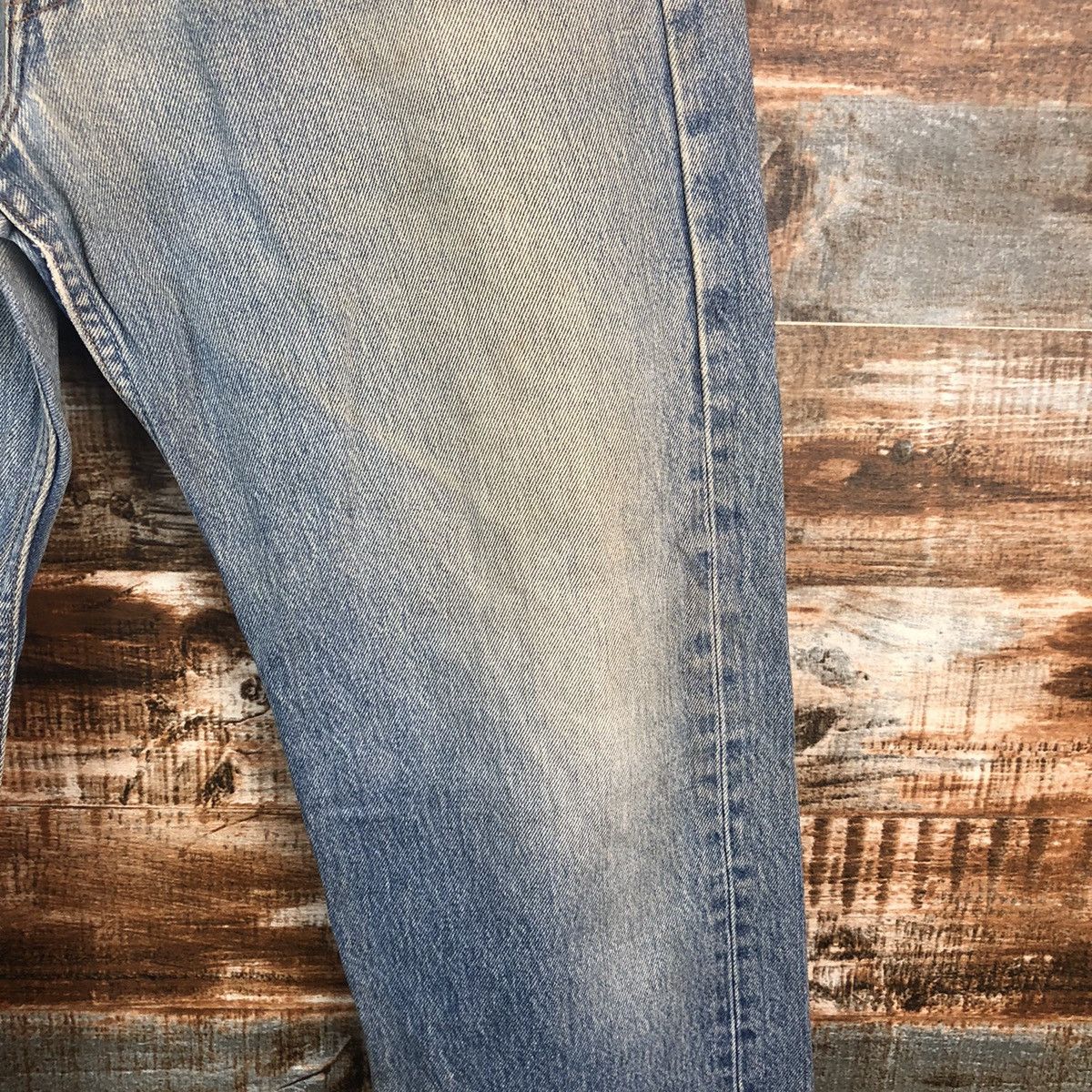 Levi's Levis 501xx vintage Blue ripped Denim Pants #A2571 Size US 35 - 10 Thumbnail