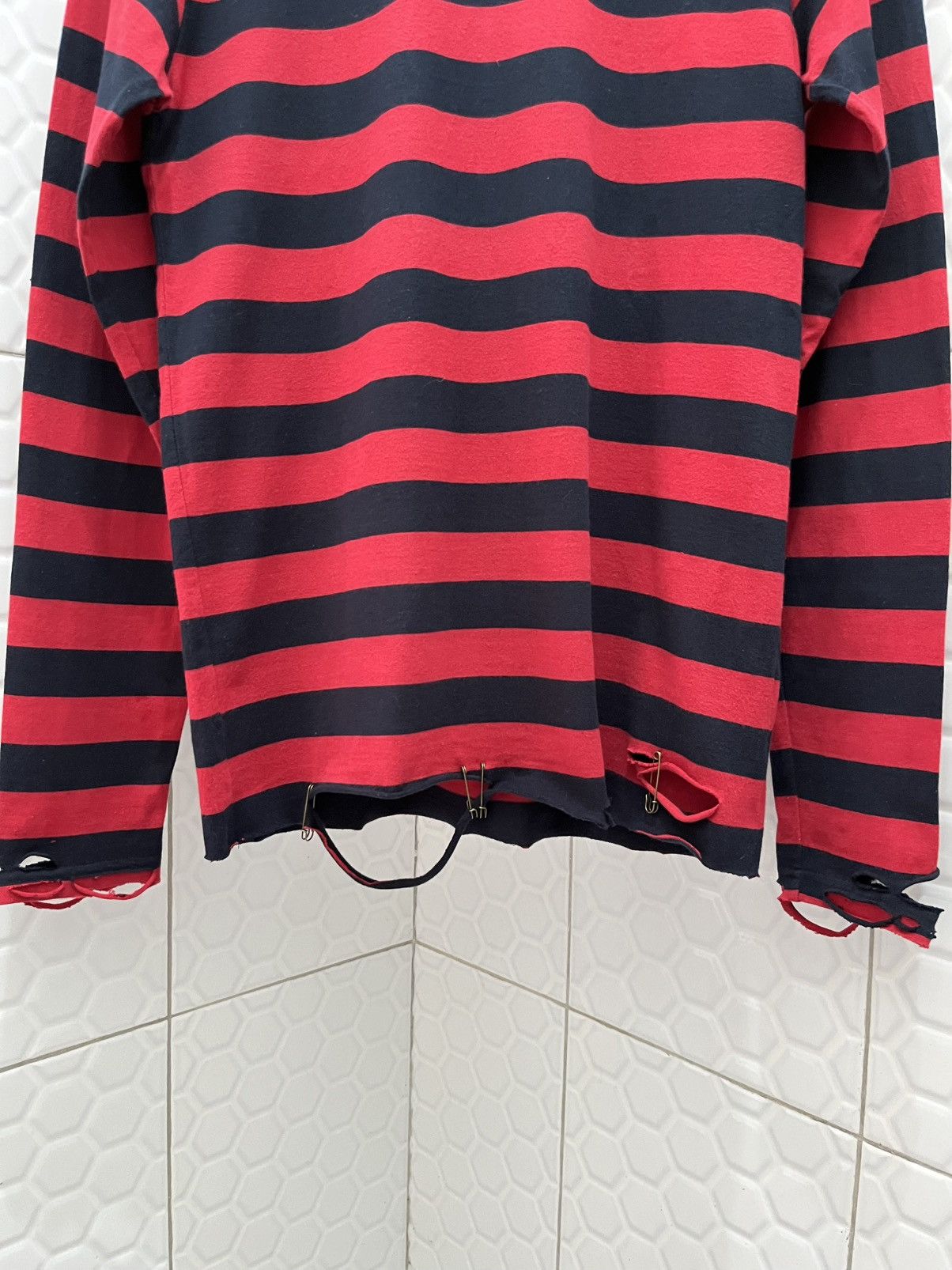 Comme des Garcons Comme des Garcons Distressed Grunge Longsleeve Size US S / EU 44-46 / 1 - 3 Thumbnail