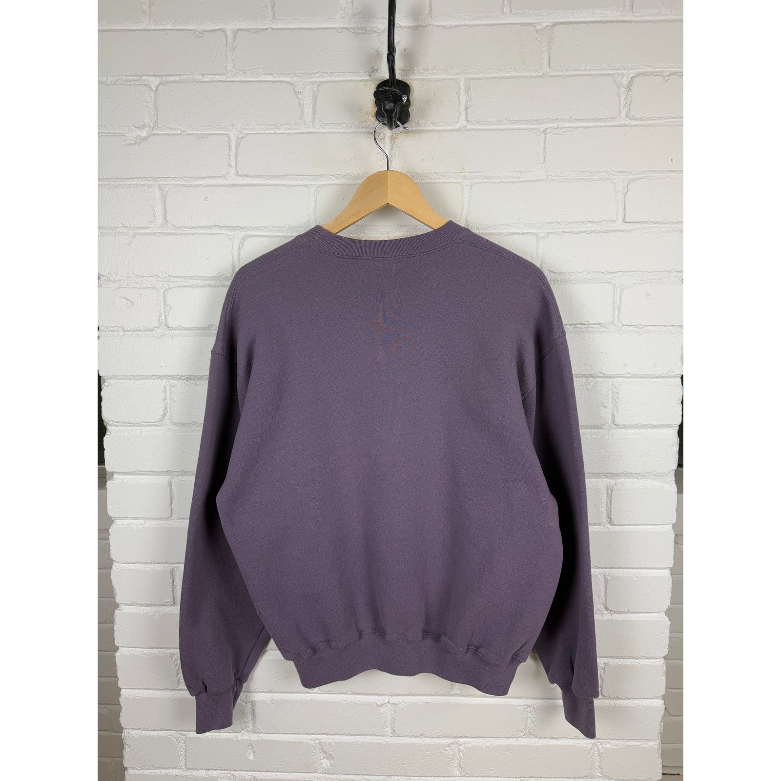 Vintage Russell Athletic Cropped Boxy Sweater Size L Violet Purple Size US L / EU 52-54 / 3 - 2 Thumbnail
