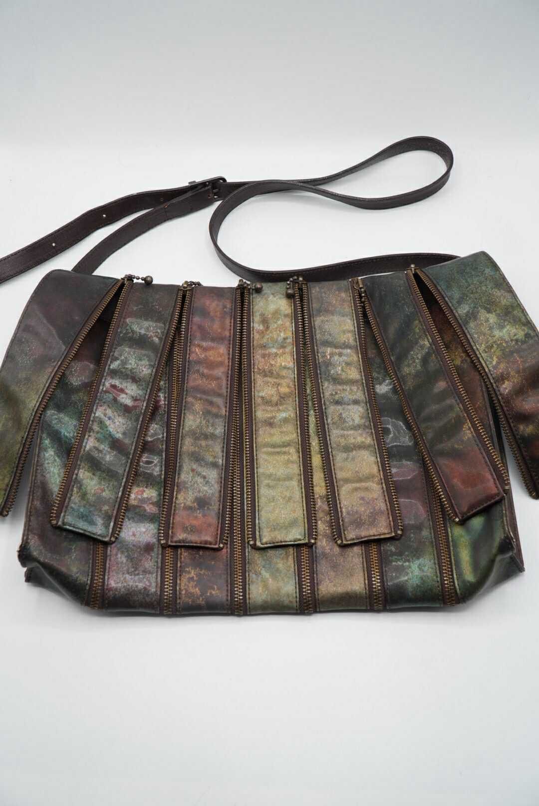 Jean Paul Gaultier Jean Paul Gaultier - FW95 “Cyber” Holographic Multi Zip Bag Size ONE SIZE - 3 Thumbnail
